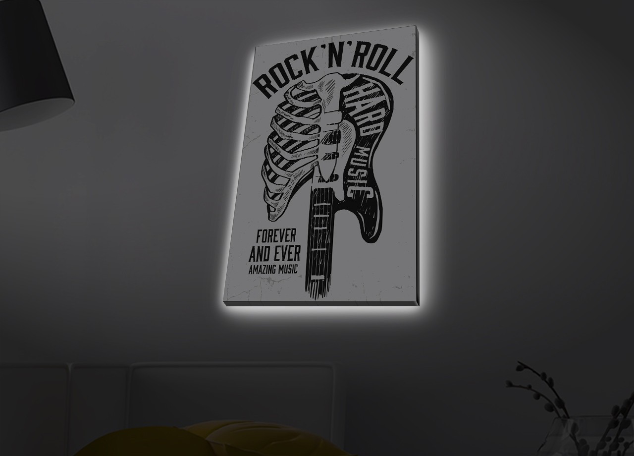 Slika na platnu Wallity sa LED osvetljenjem 45x70cm