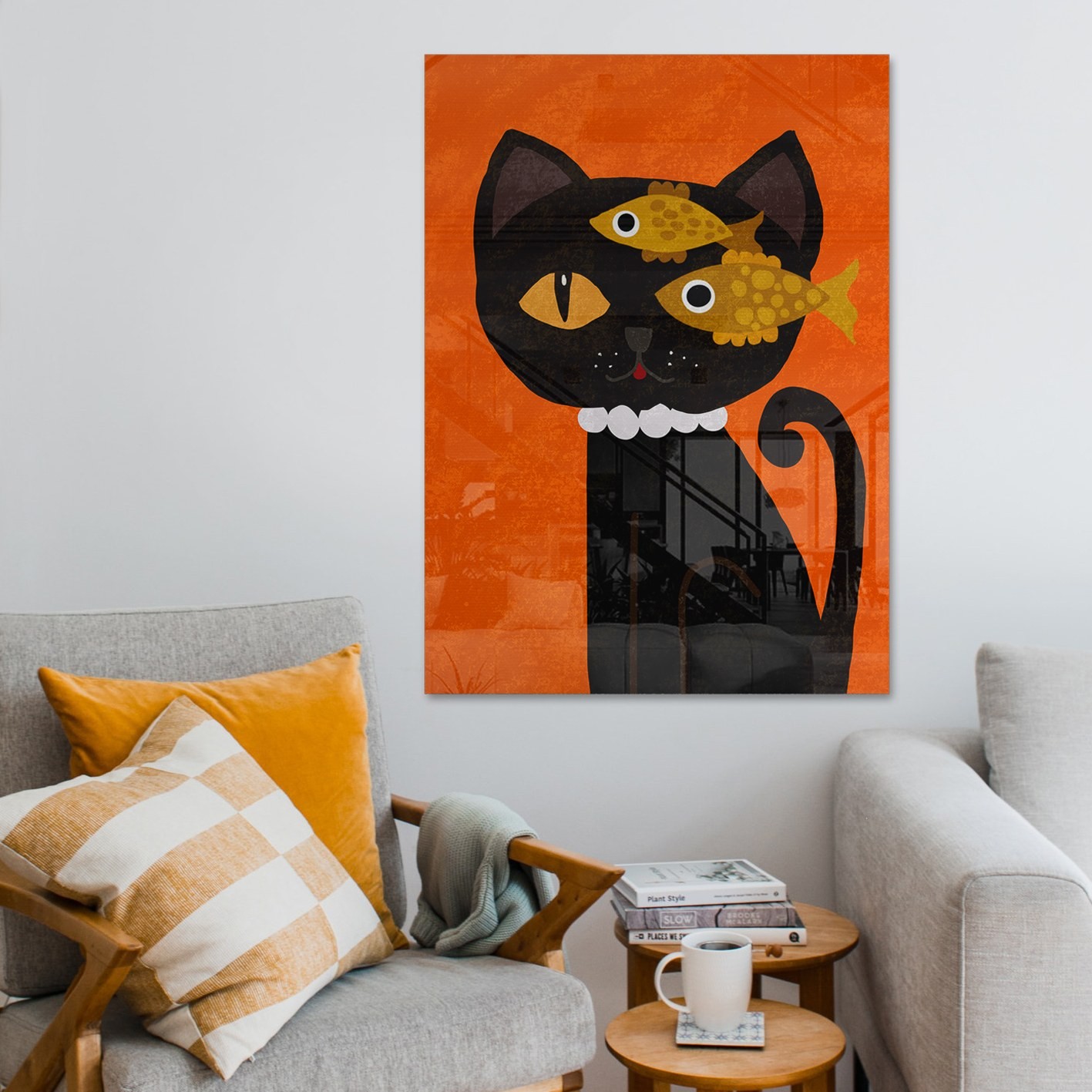 Wallity Slika od kaljenog stakla 50x70cm