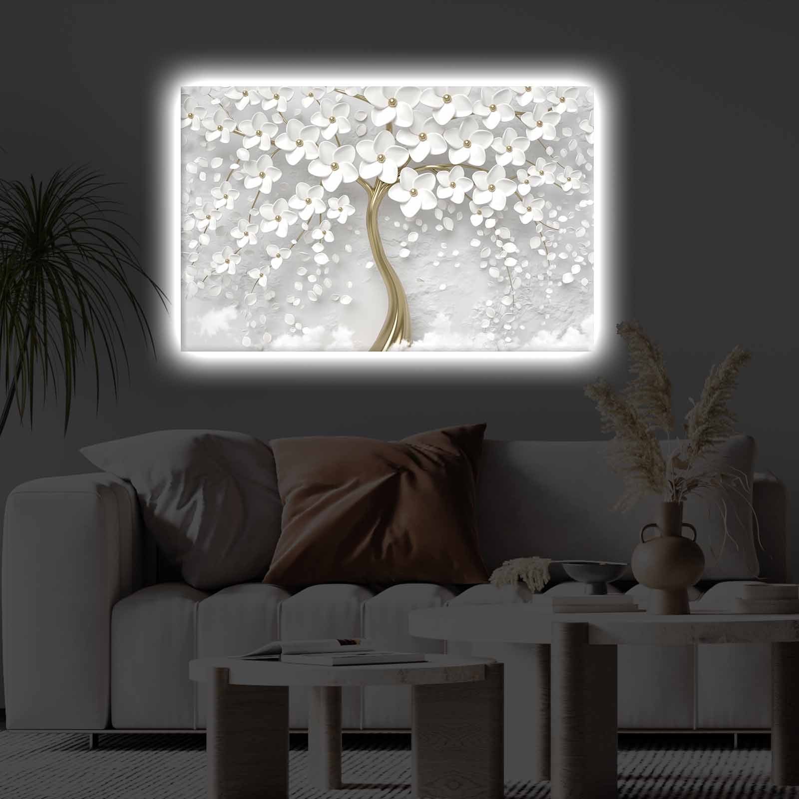 Slika na platnu Wallity sa LED osvetljenjem 45x70cm