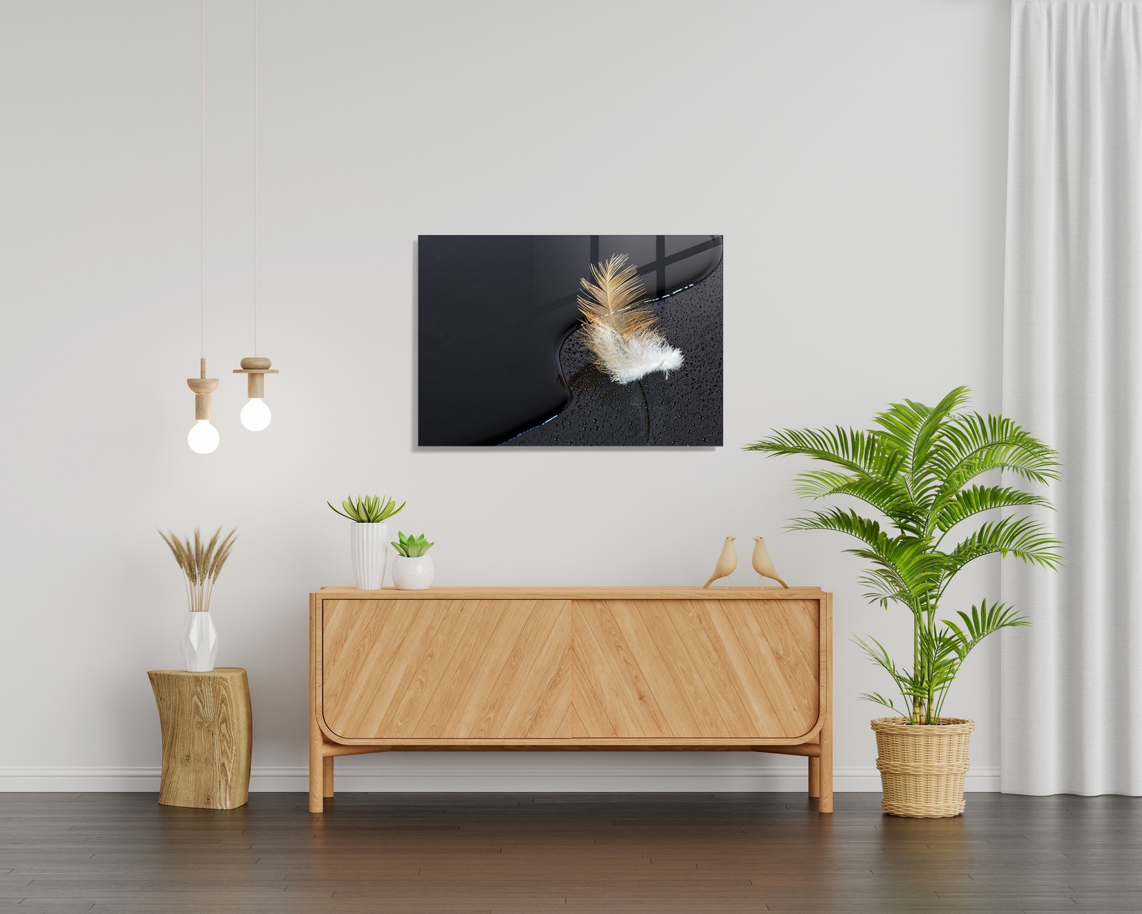 Wallity Slika od kaljenog stakla 50x70cm