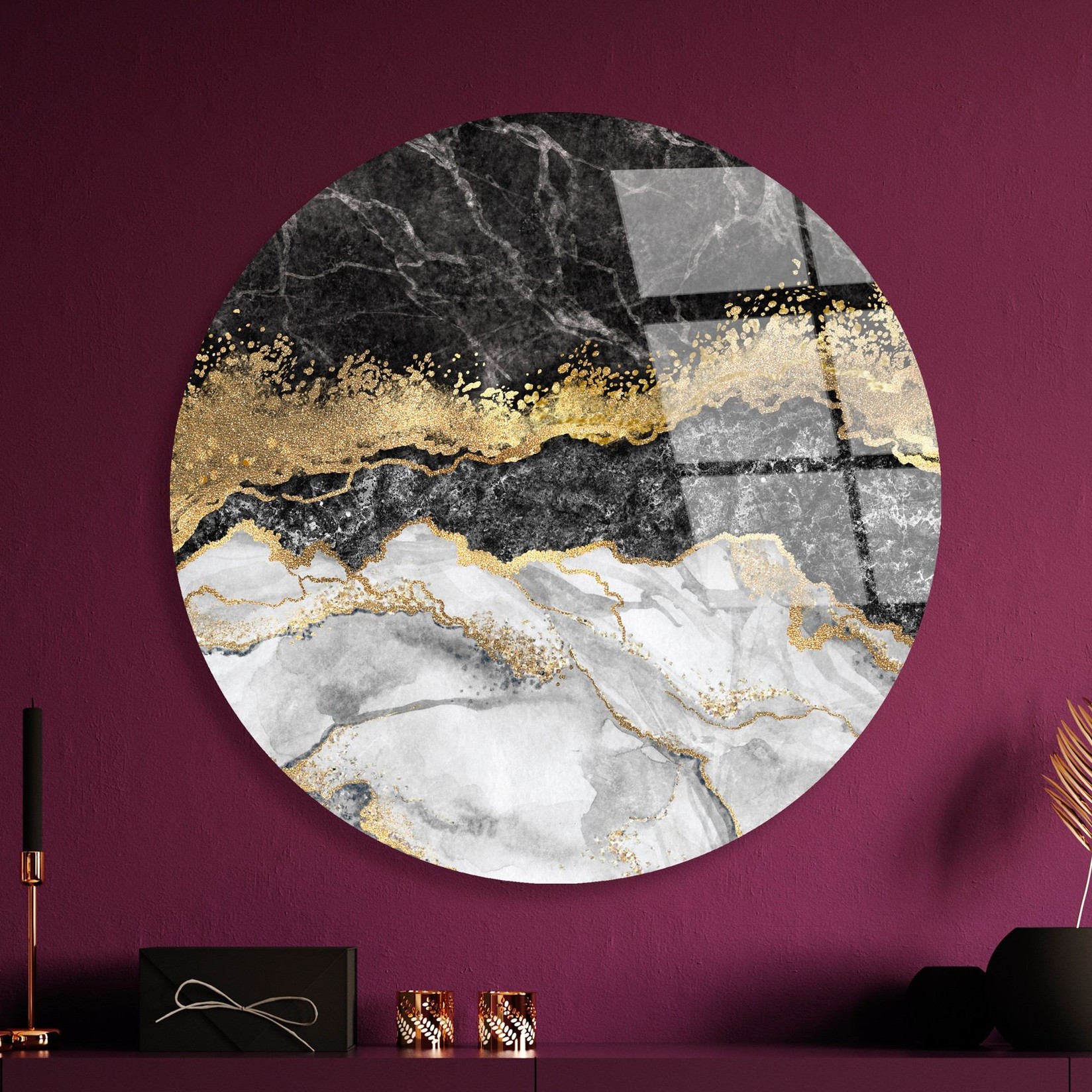 Wallity Slika od kaljenog stakla 60cm