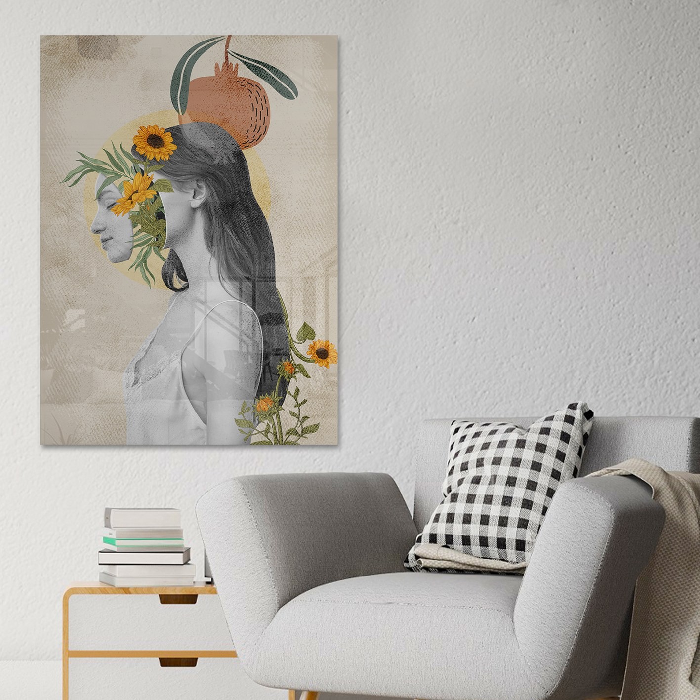 Wallity Slika od kaljenog stakla 40x60cm