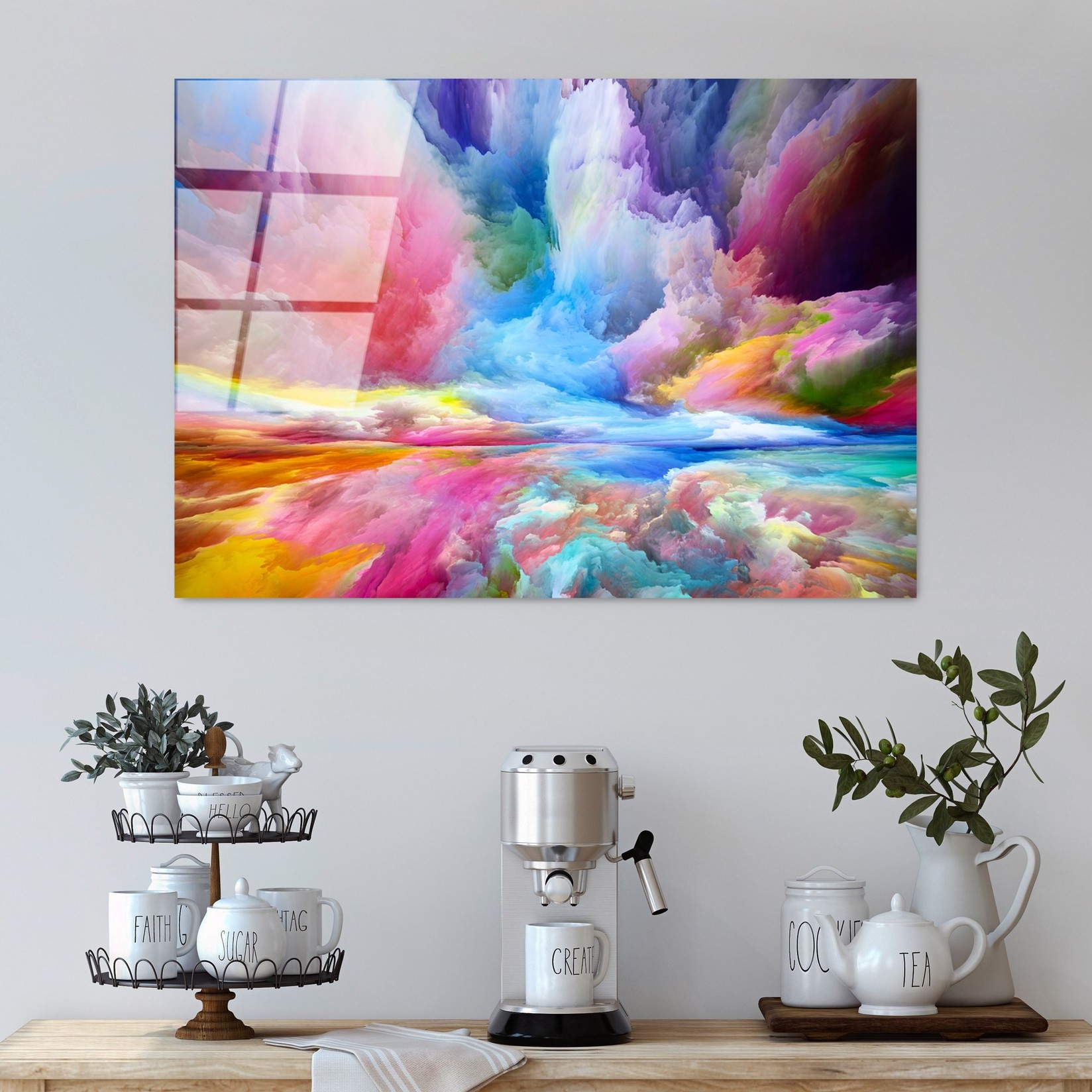 Wallity Slika od kaljenog stakla 70x100cm