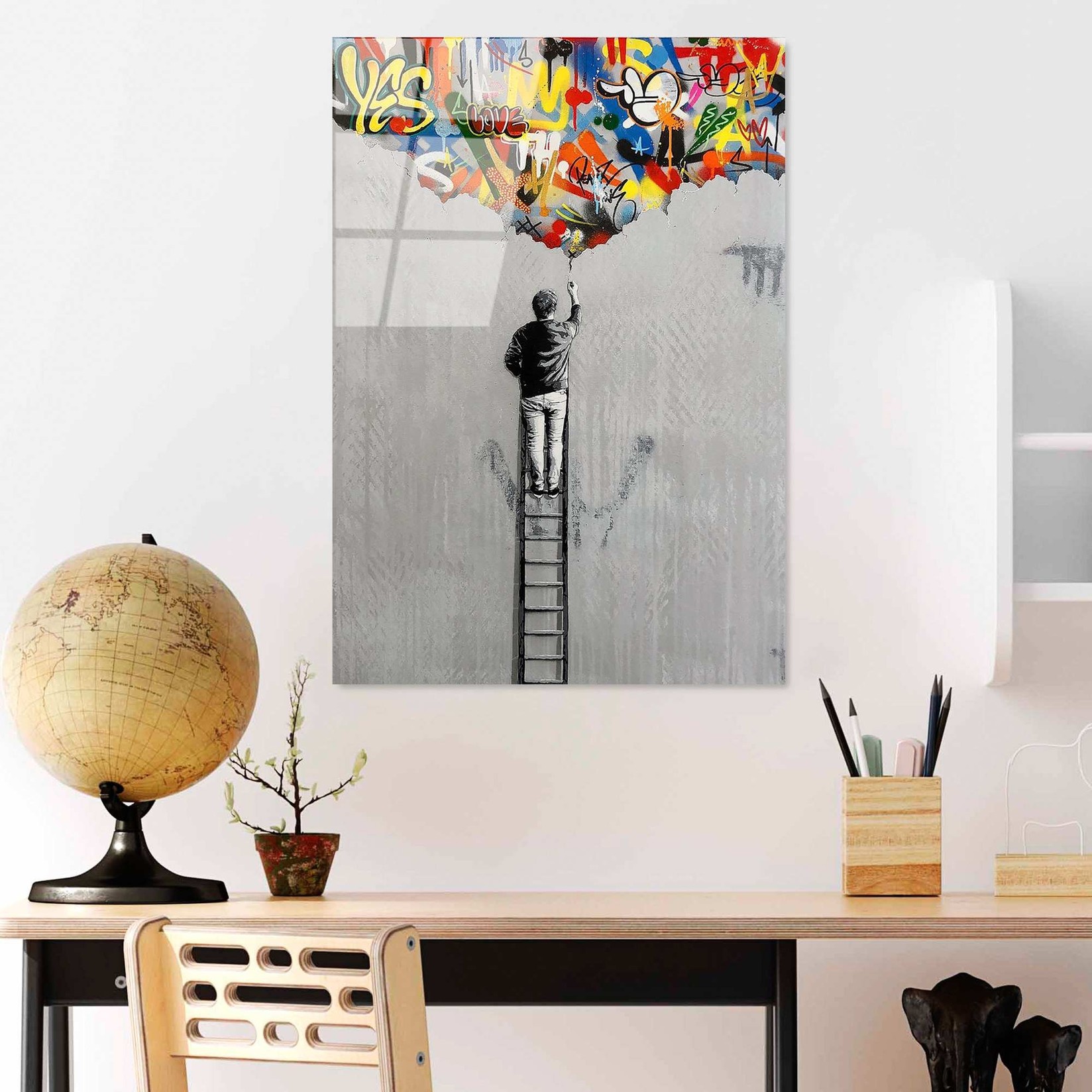 Wallity Slika od kaljenog stakla 70x100cm