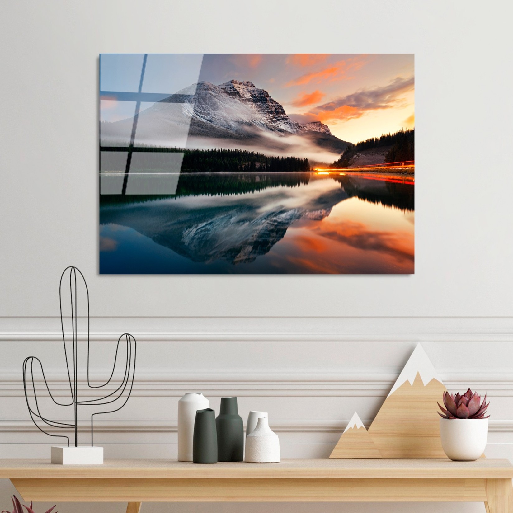 Wallity Slika od kaljenog stakla 50x70cm