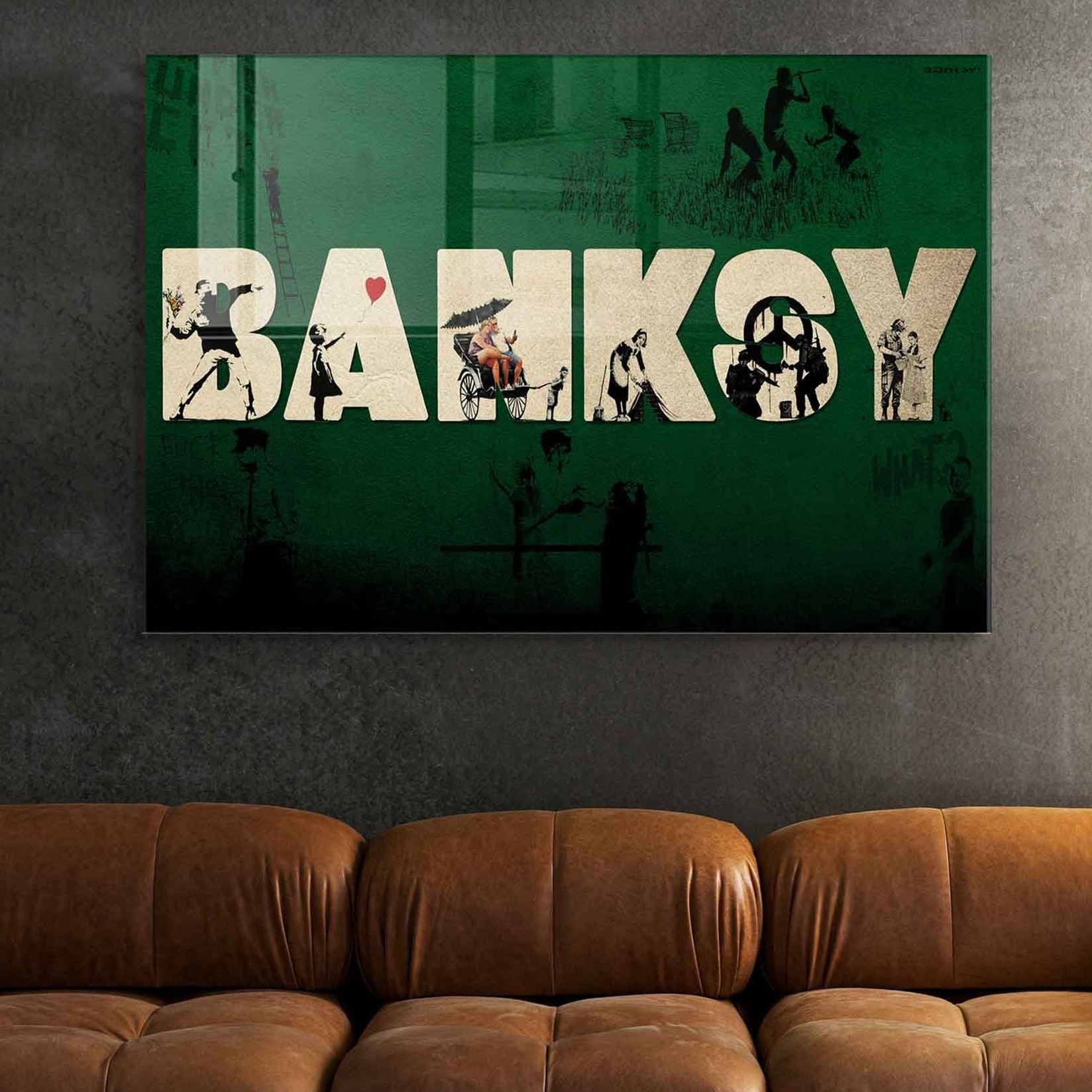 Wallity Slika od kaljenog stakla 50x70cm