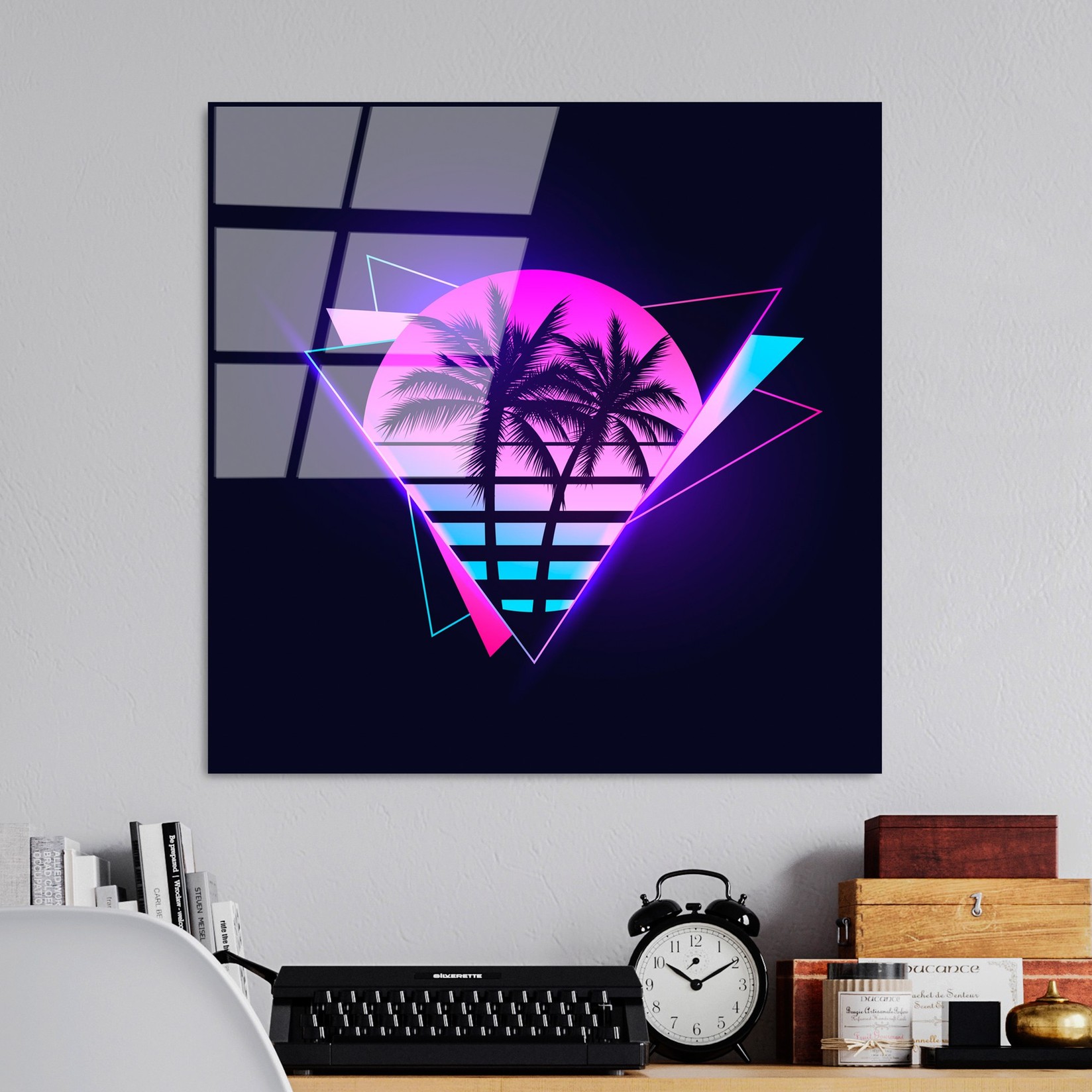 Wallity Slika od kaljenog stakla 50x50cm