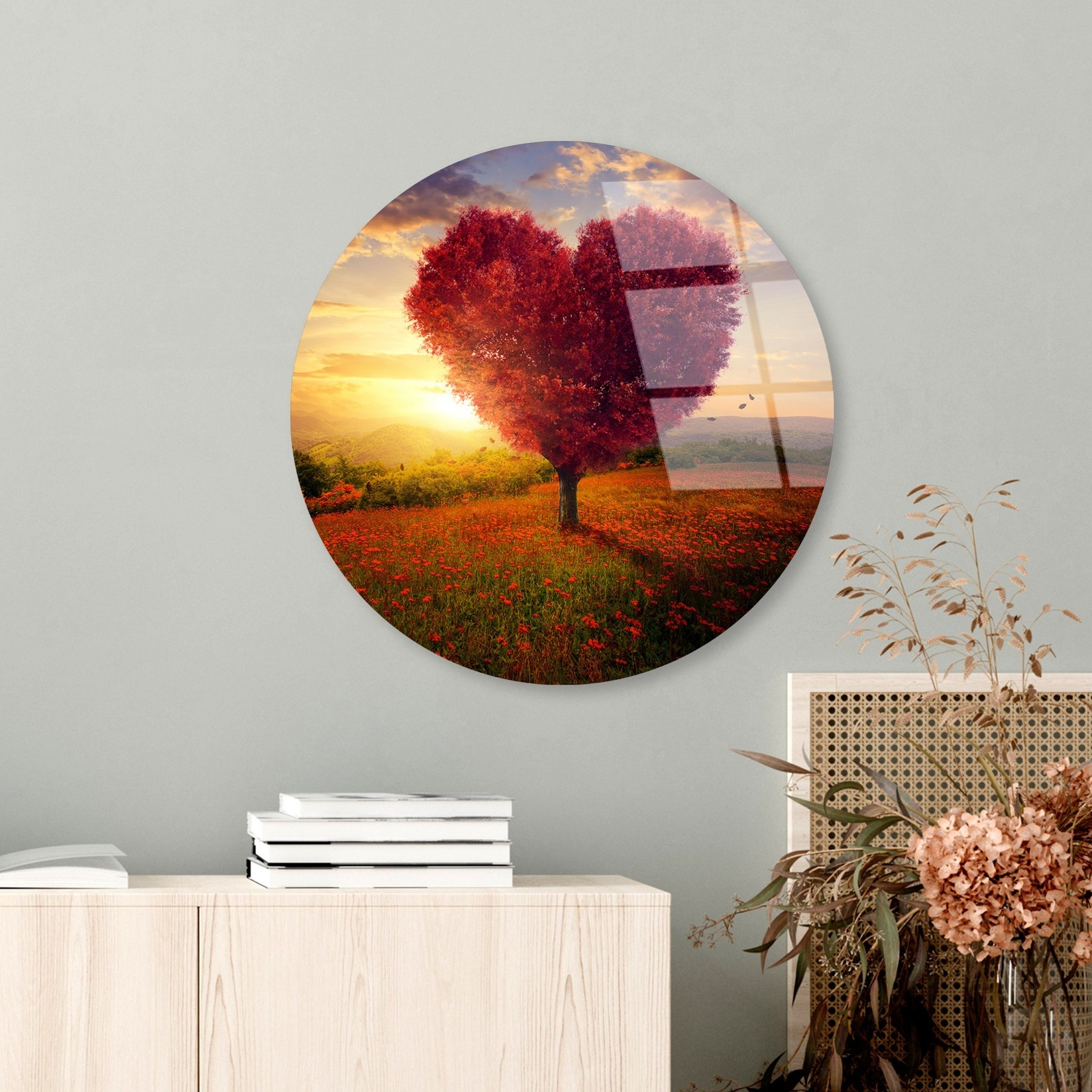 Wallity Slika od kaljenog stakla 30cm