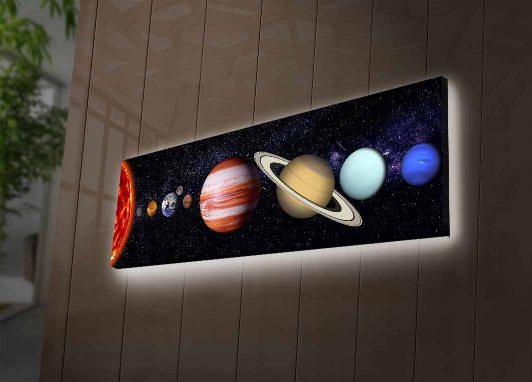 Slika na platnu Wallity sa LED osvetljenjem 30x90cm