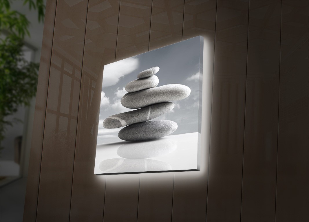 Slika na platnu Wallity sa LED osvetljenjem 40x40cm