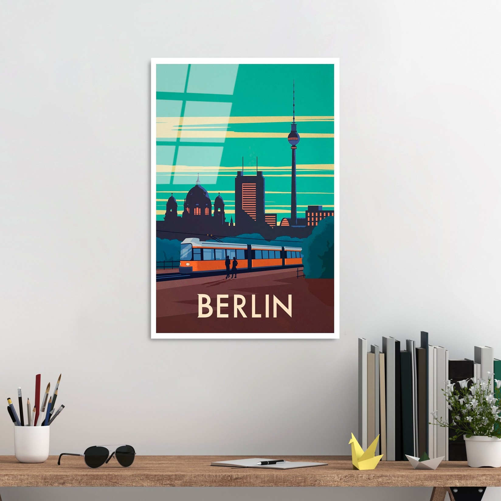 Wallity Slika od kaljenog stakla 30x45cm