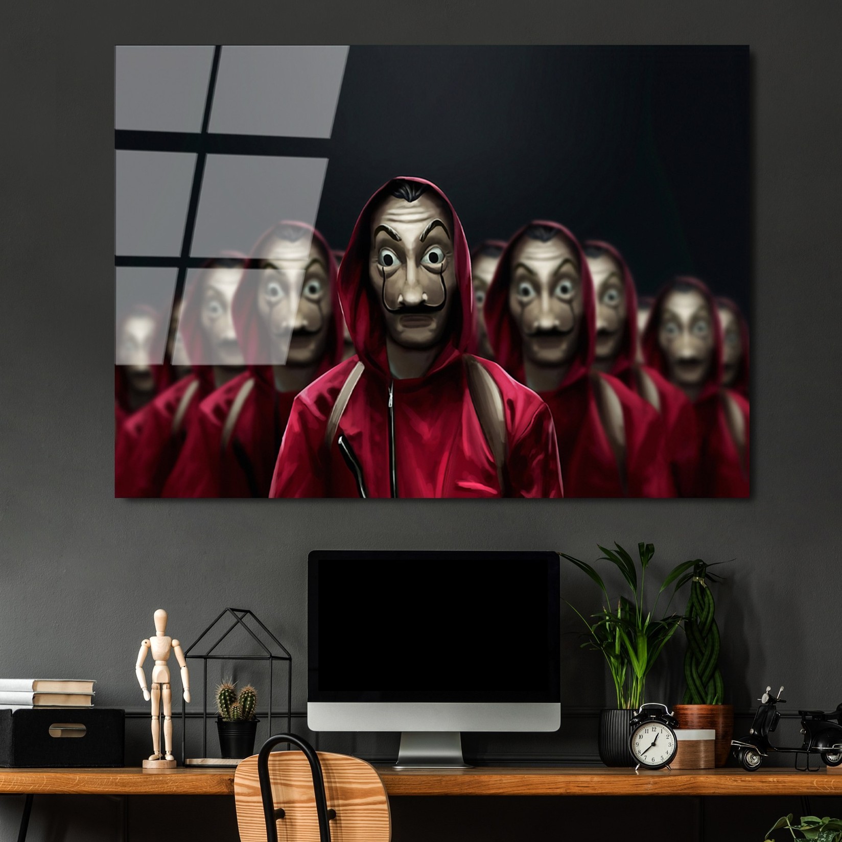 Wallity Slika od kaljenog stakla 70x100cm