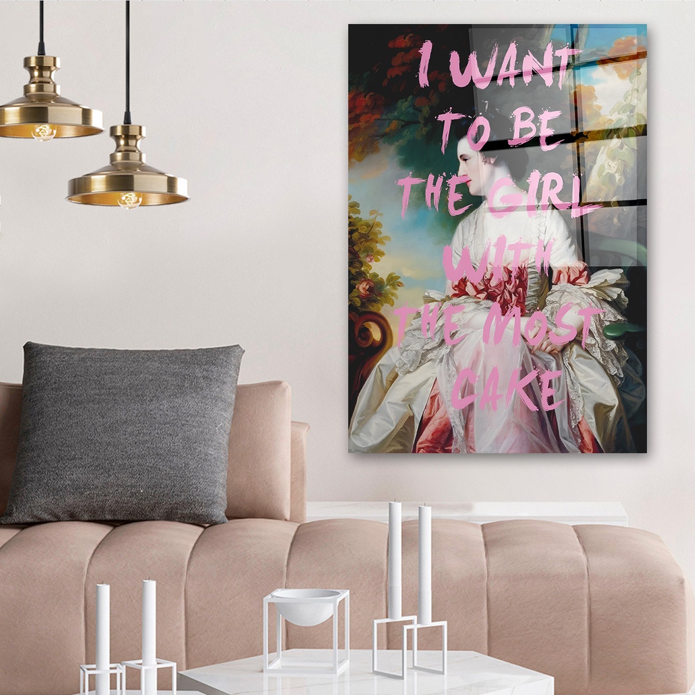 Wallity Slika od kaljenog stakla 70x100cm