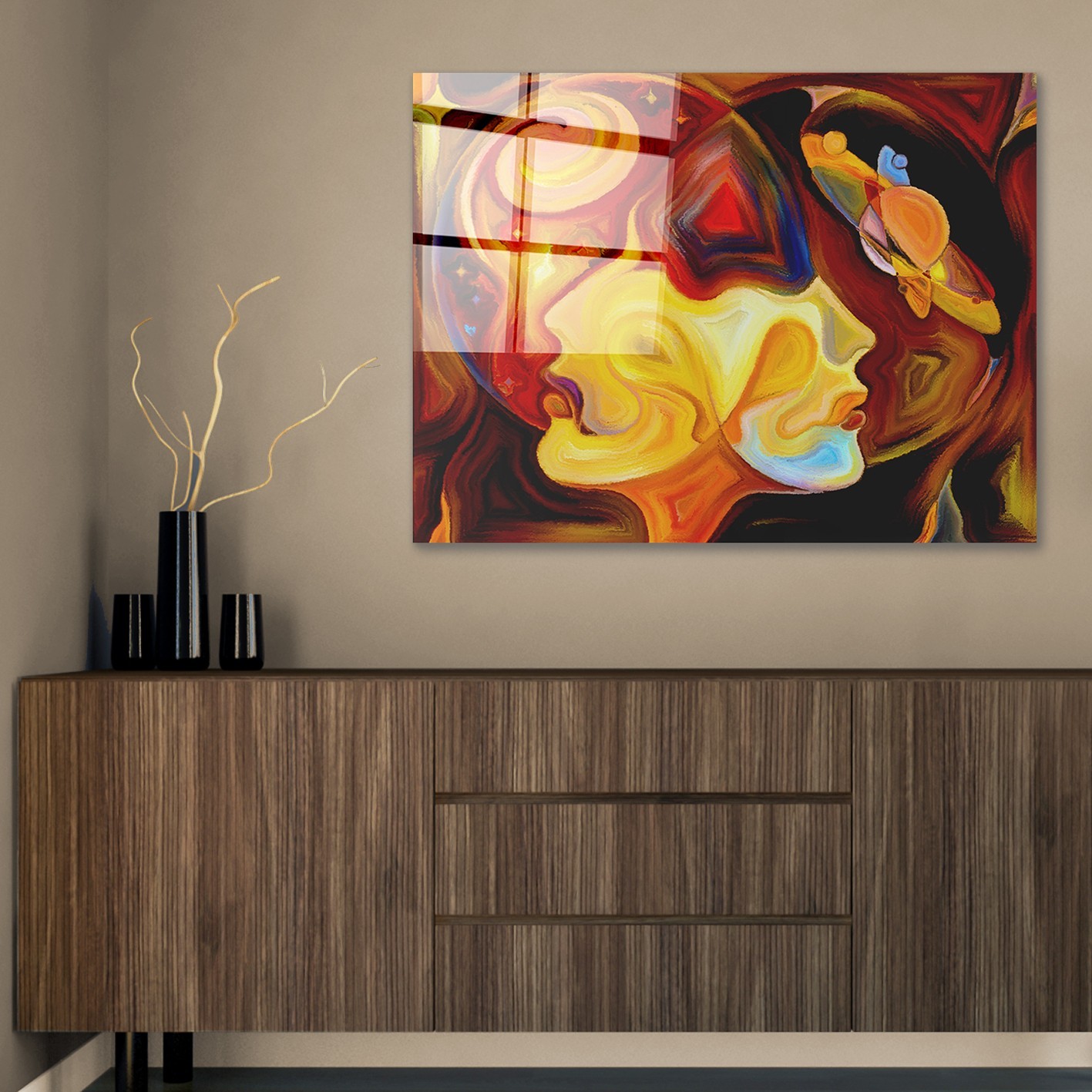 Wallity Slika od kaljenog stakla 40x60cm