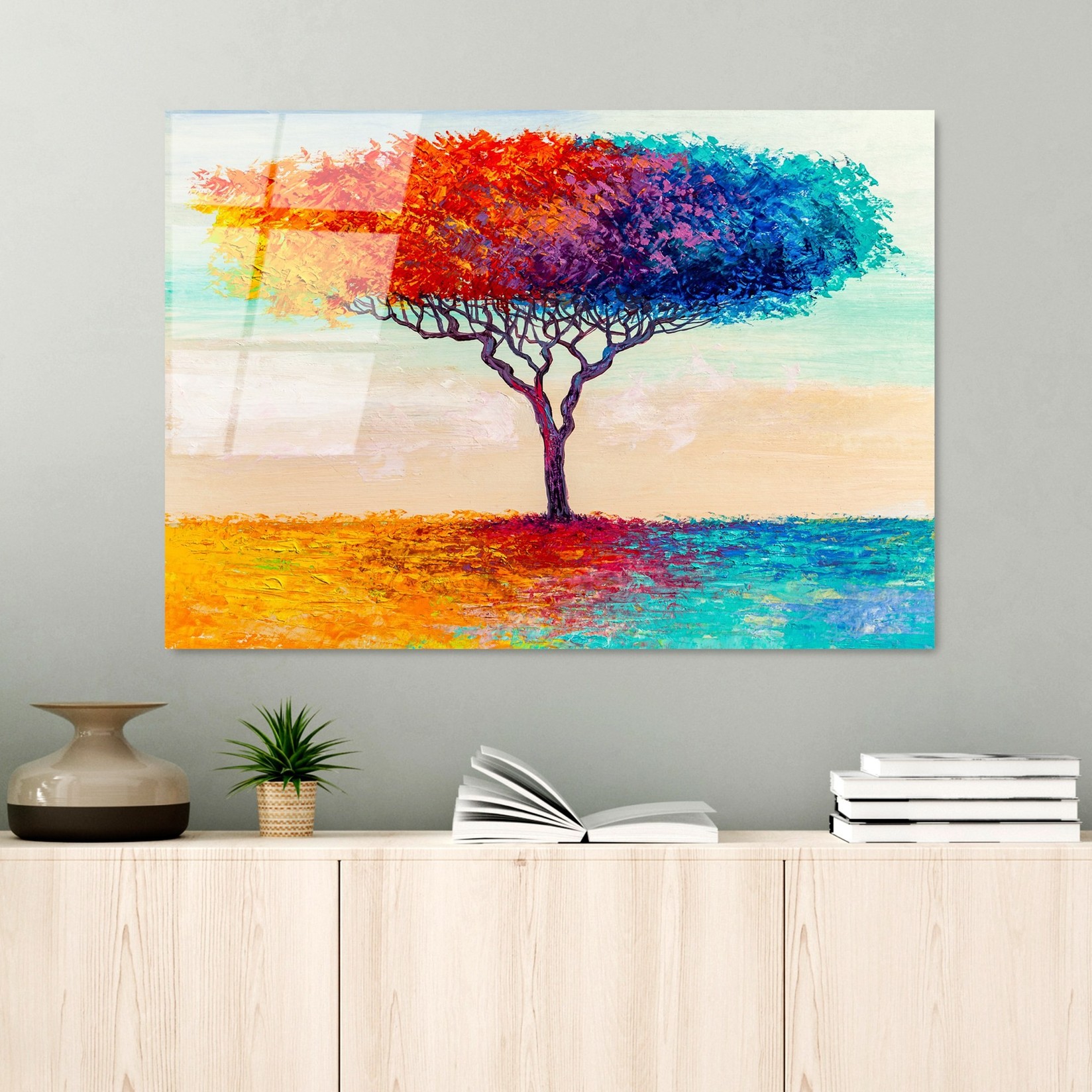 Wallity Slika od kaljenog stakla 70x100cm