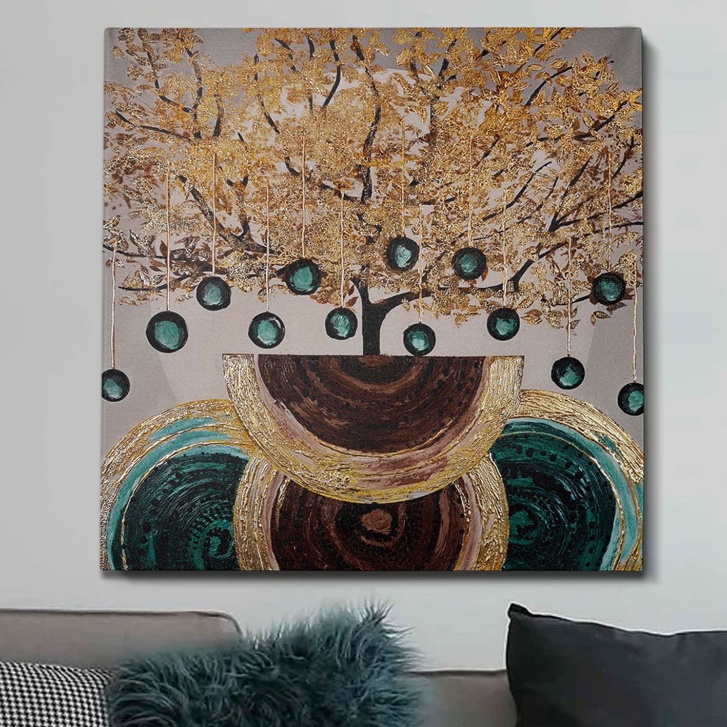 Slika Wallity 70x70cm, ulje na platnu