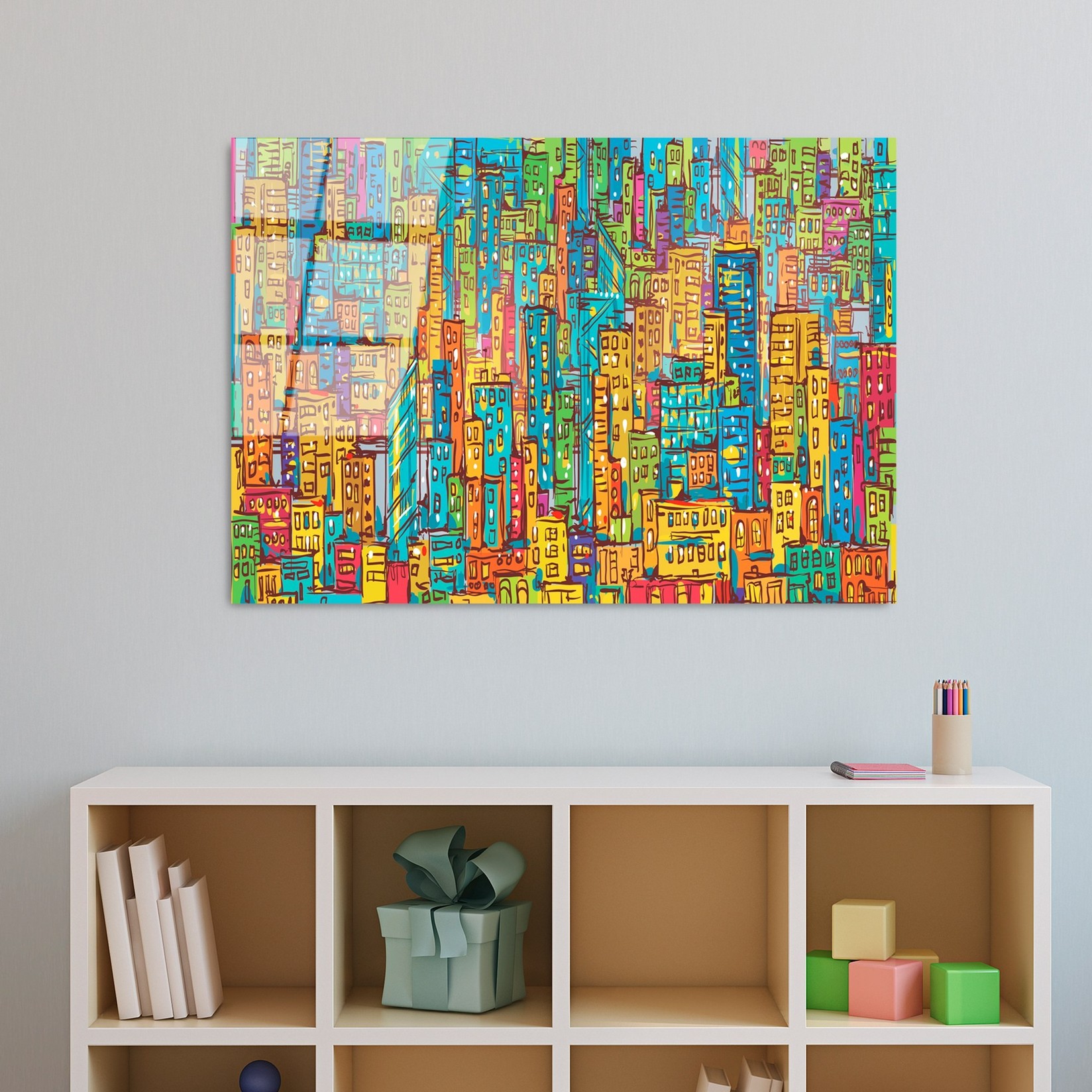 Wallity Slika od kaljenog stakla 70x100cm