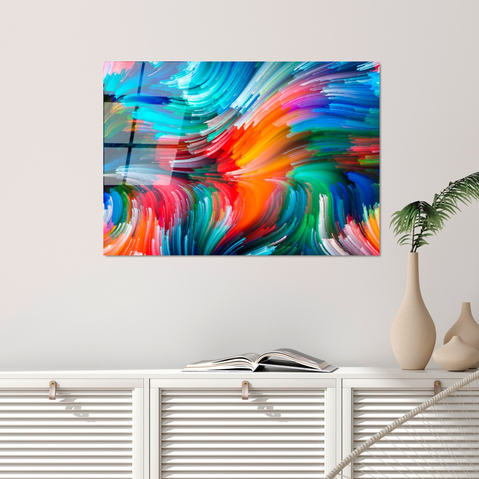 Wallity Slika od kaljenog stakla 50x70cm