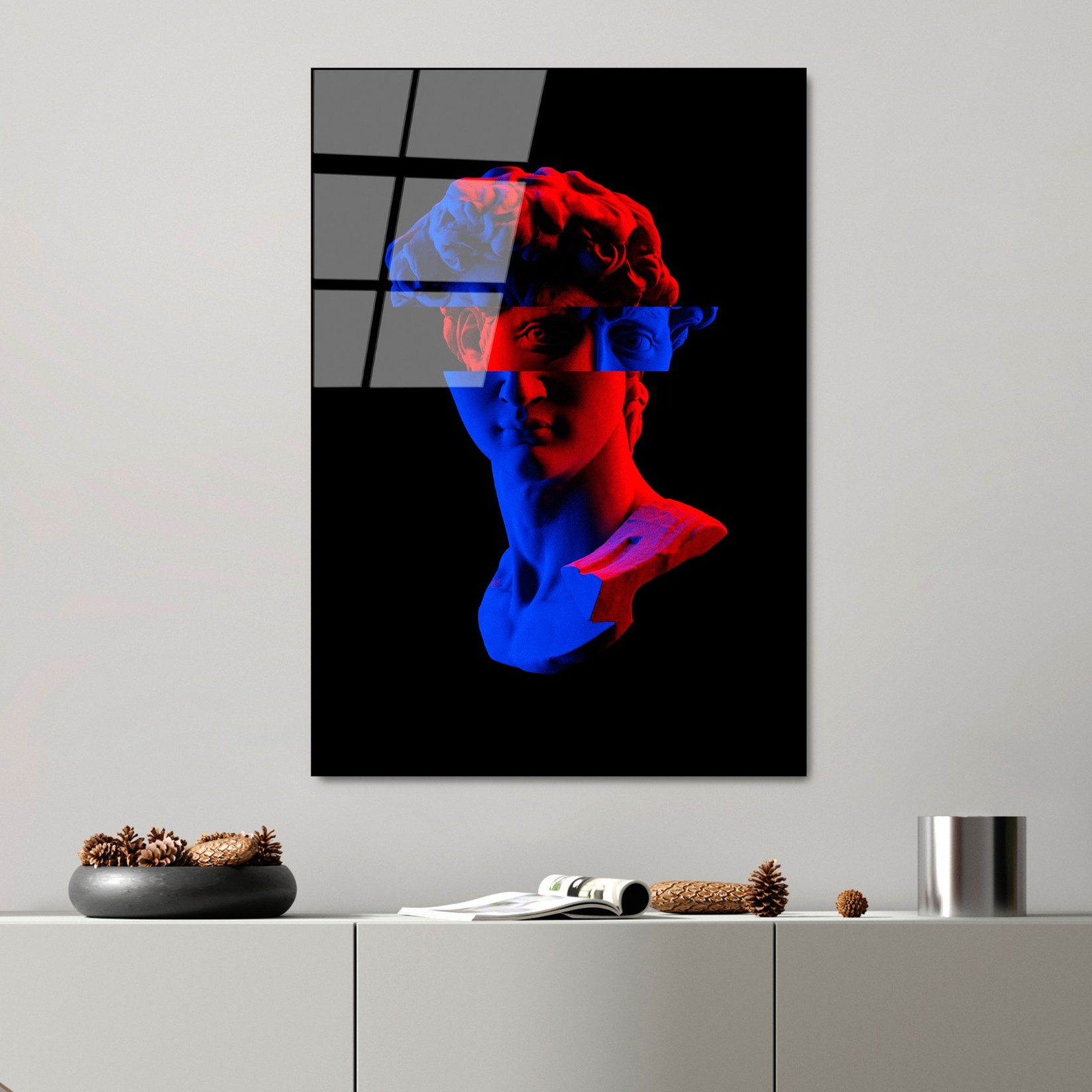 Wallity Slika od kaljenog stakla 70x100cm