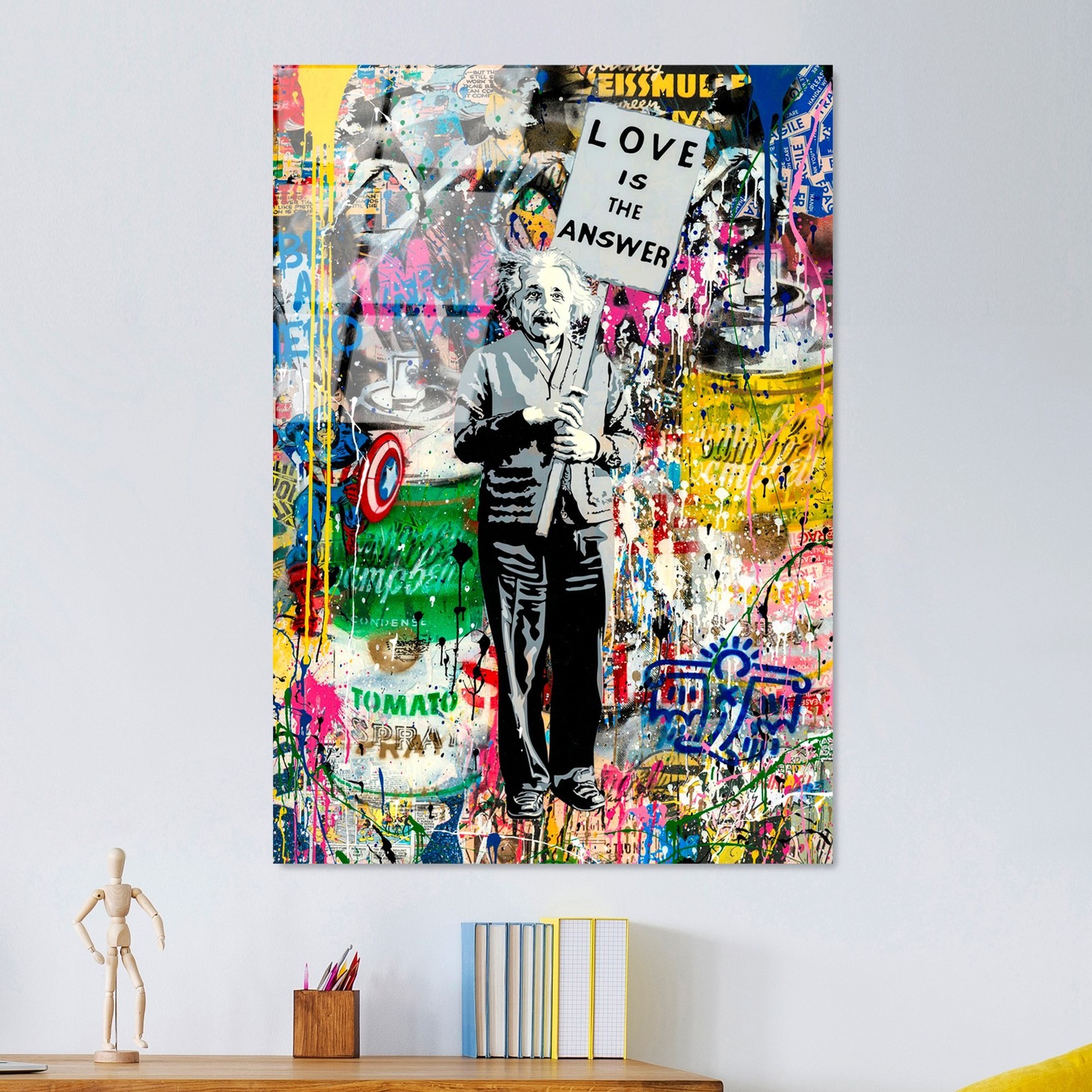 Wallity Slika od kaljenog stakla 70x100cm