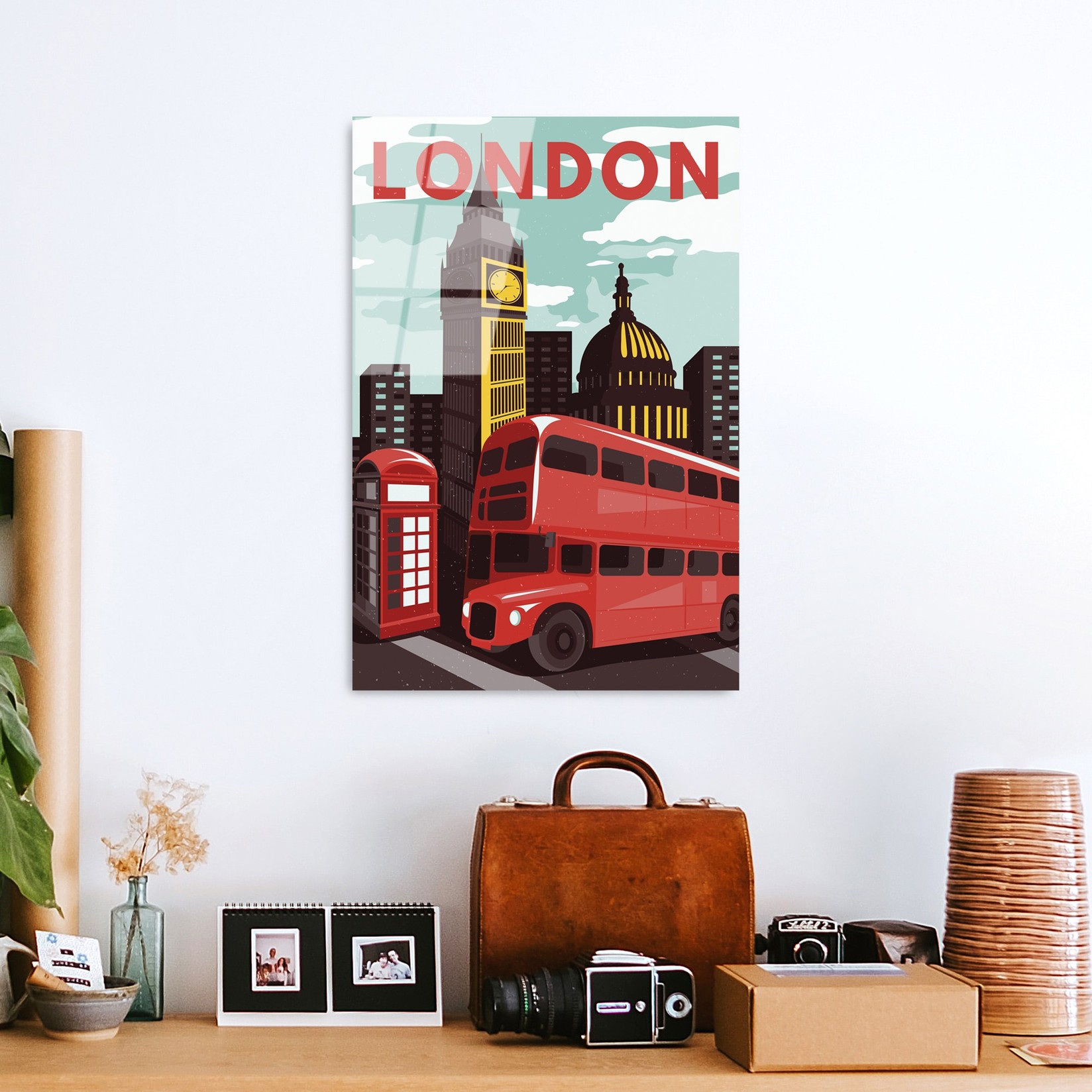 Wallity Slika od kaljenog stakla 30x45cm