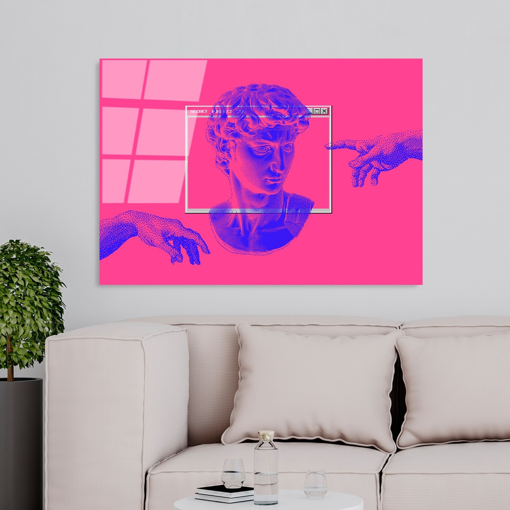 Wallity Slika od kaljenog stakla 70x100cm