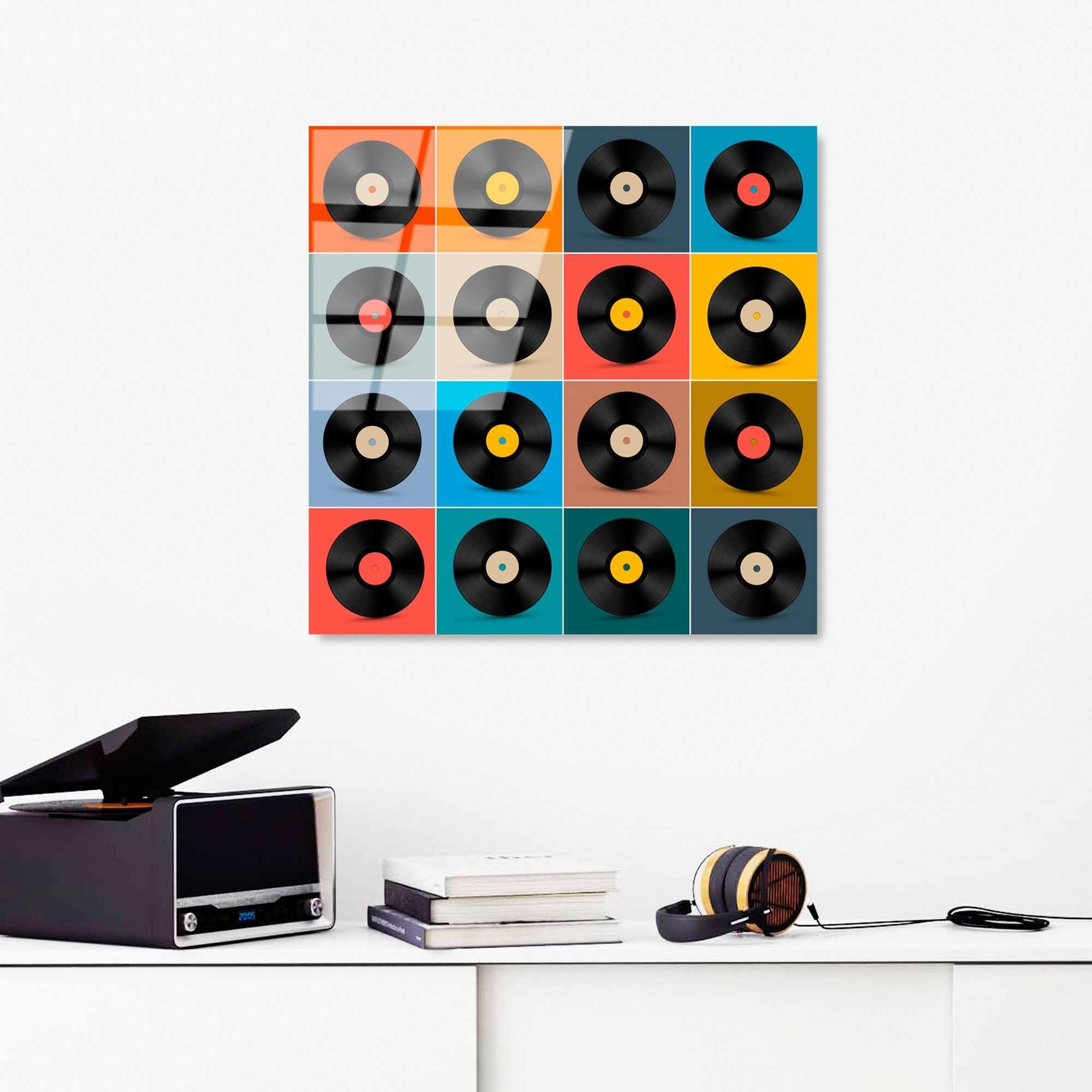 Wallity Slika od kaljenog stakla 50x50cm