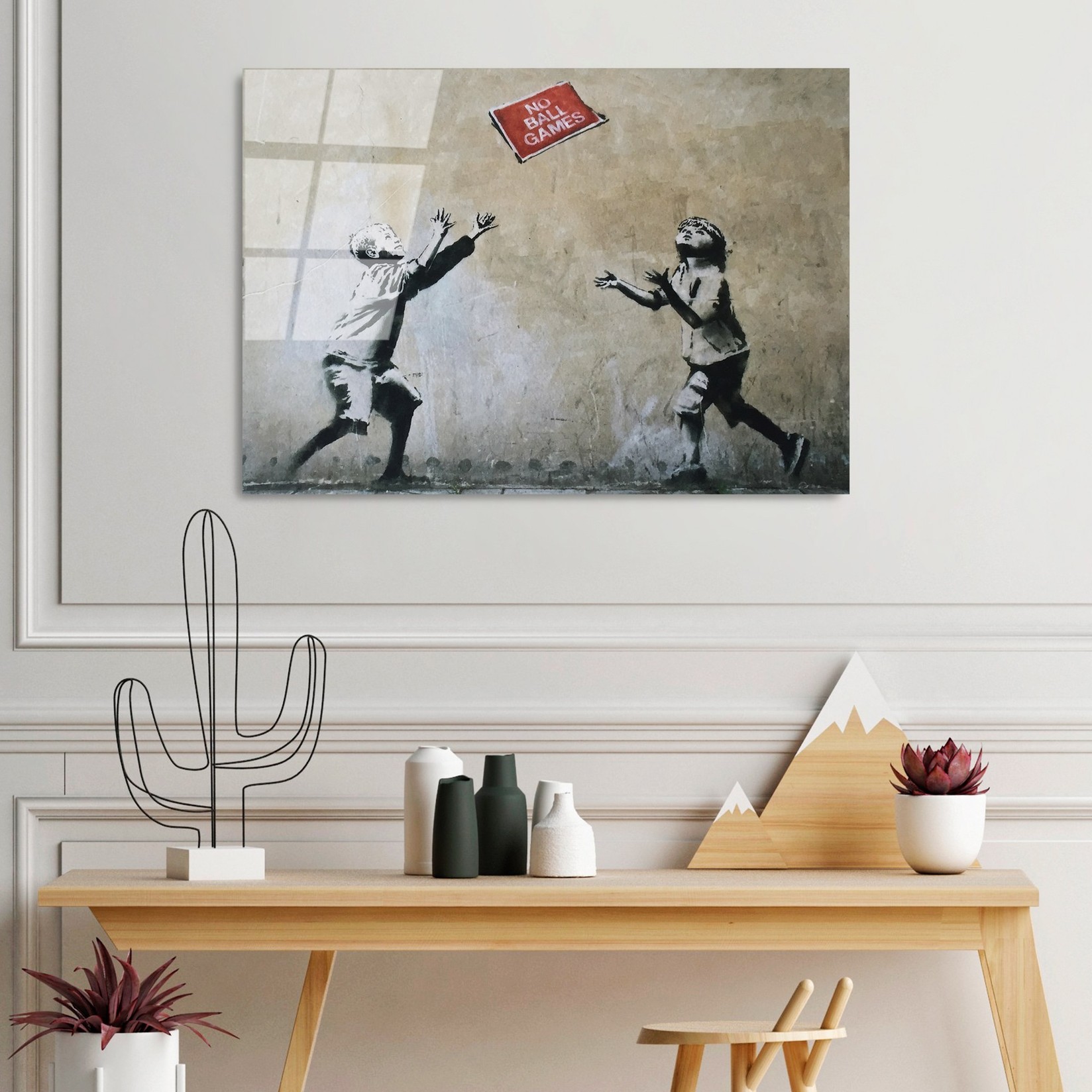 Wallity Slika od kaljenog stakla 45x65cm