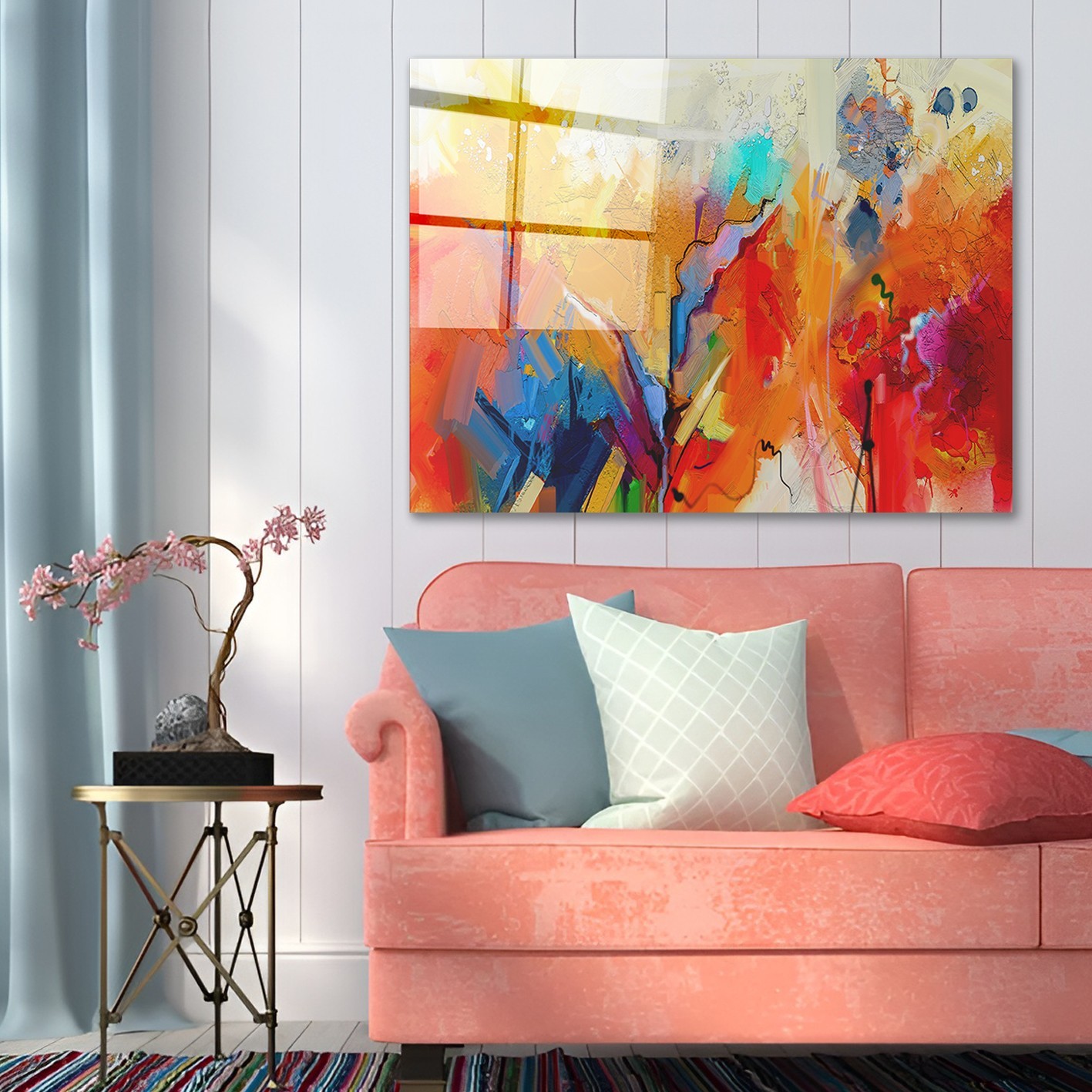 Wallity Slika od kaljenog stakla 70x100cm