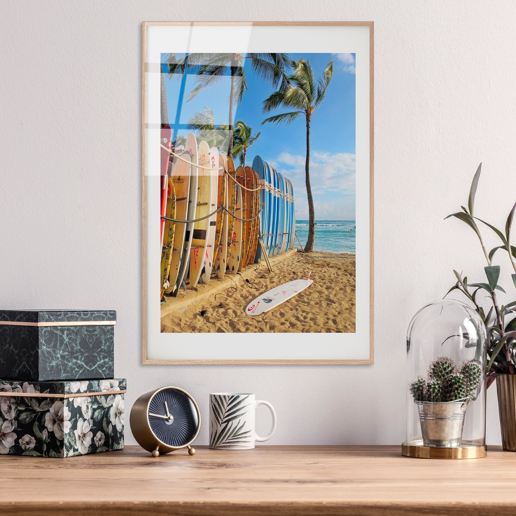 Wallity Slika od kaljenog stakla 30x45cm