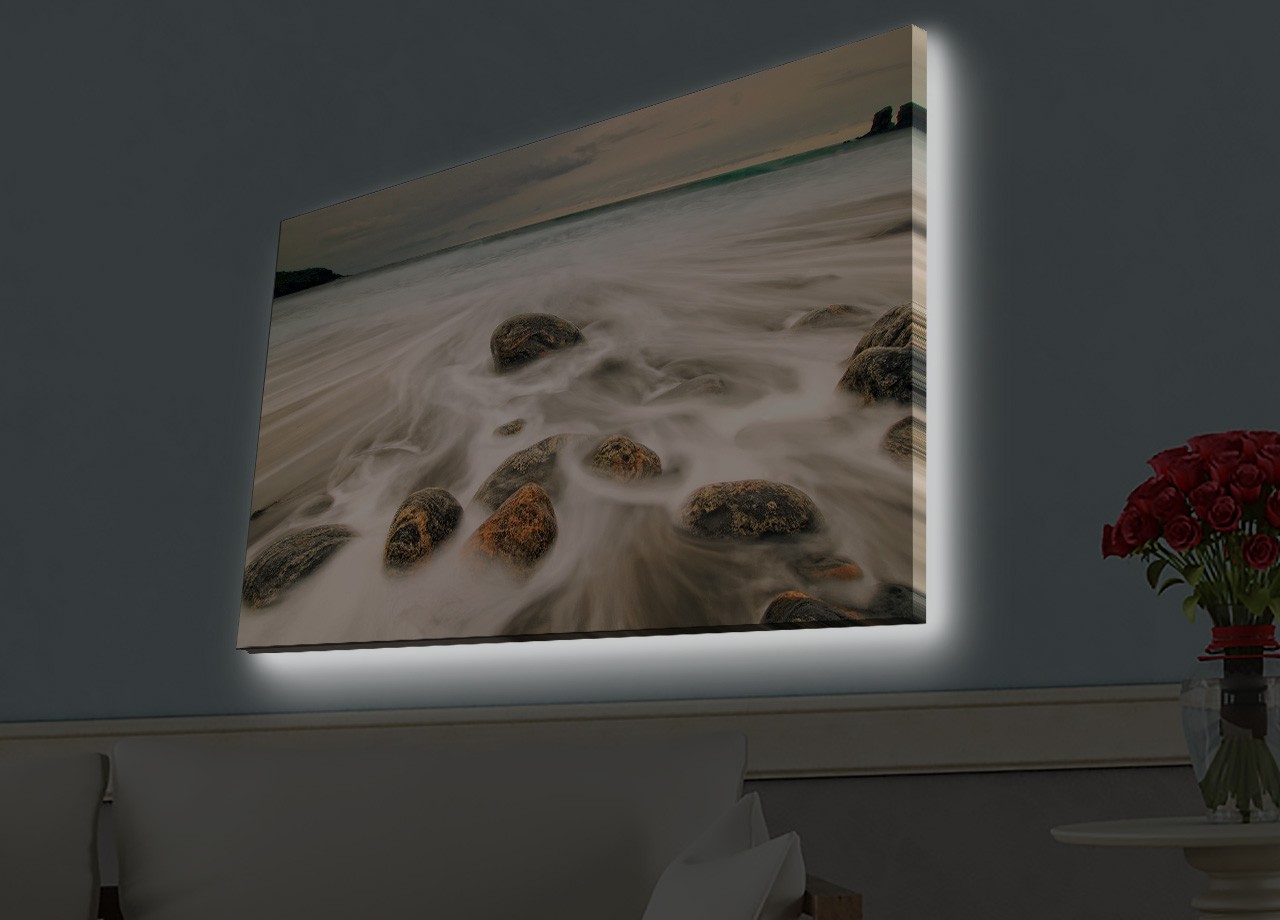 Slika na platnu Wallity sa LED osvetljenjem 45x70cm