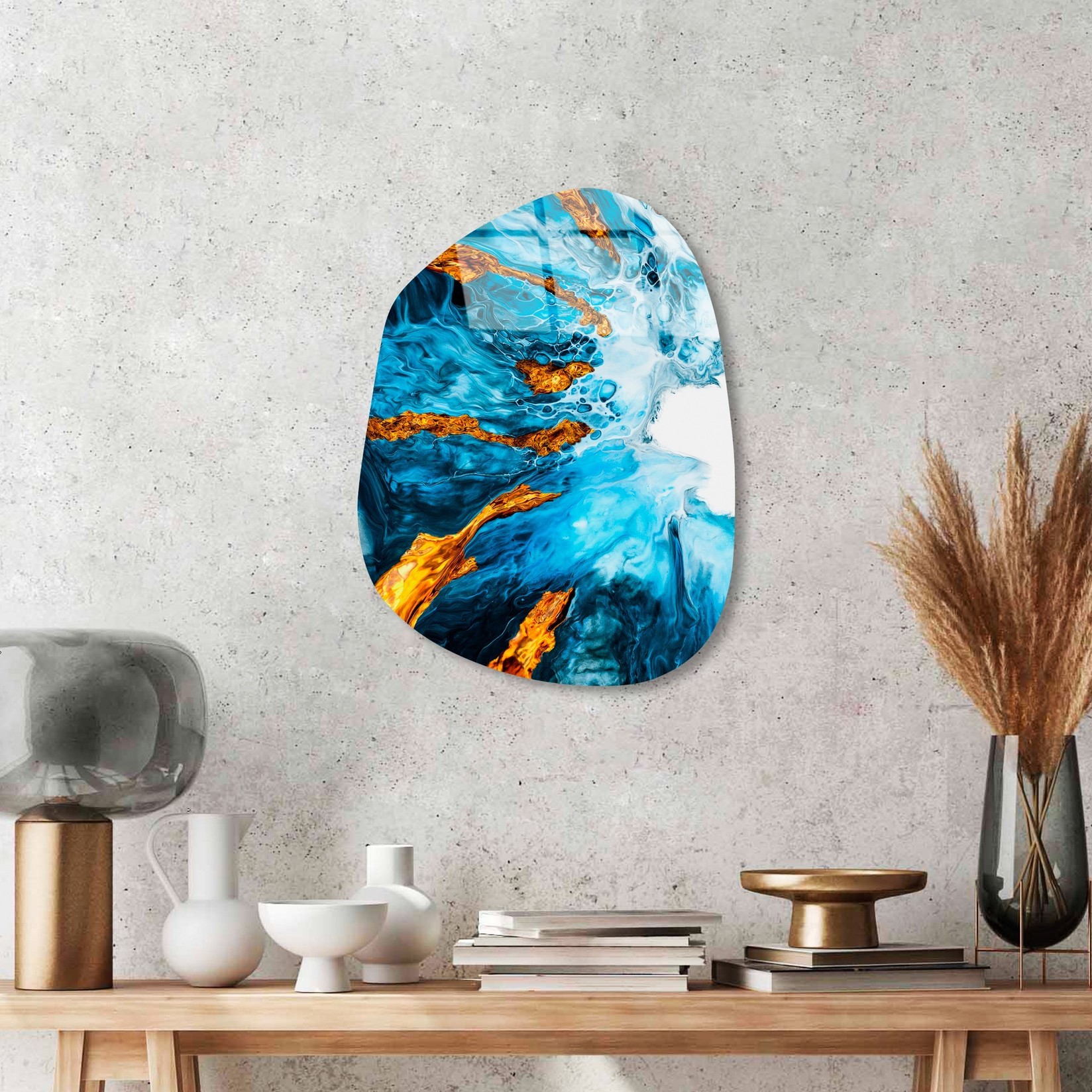 Wallity Slika od kaljenog stakla 35x50cm