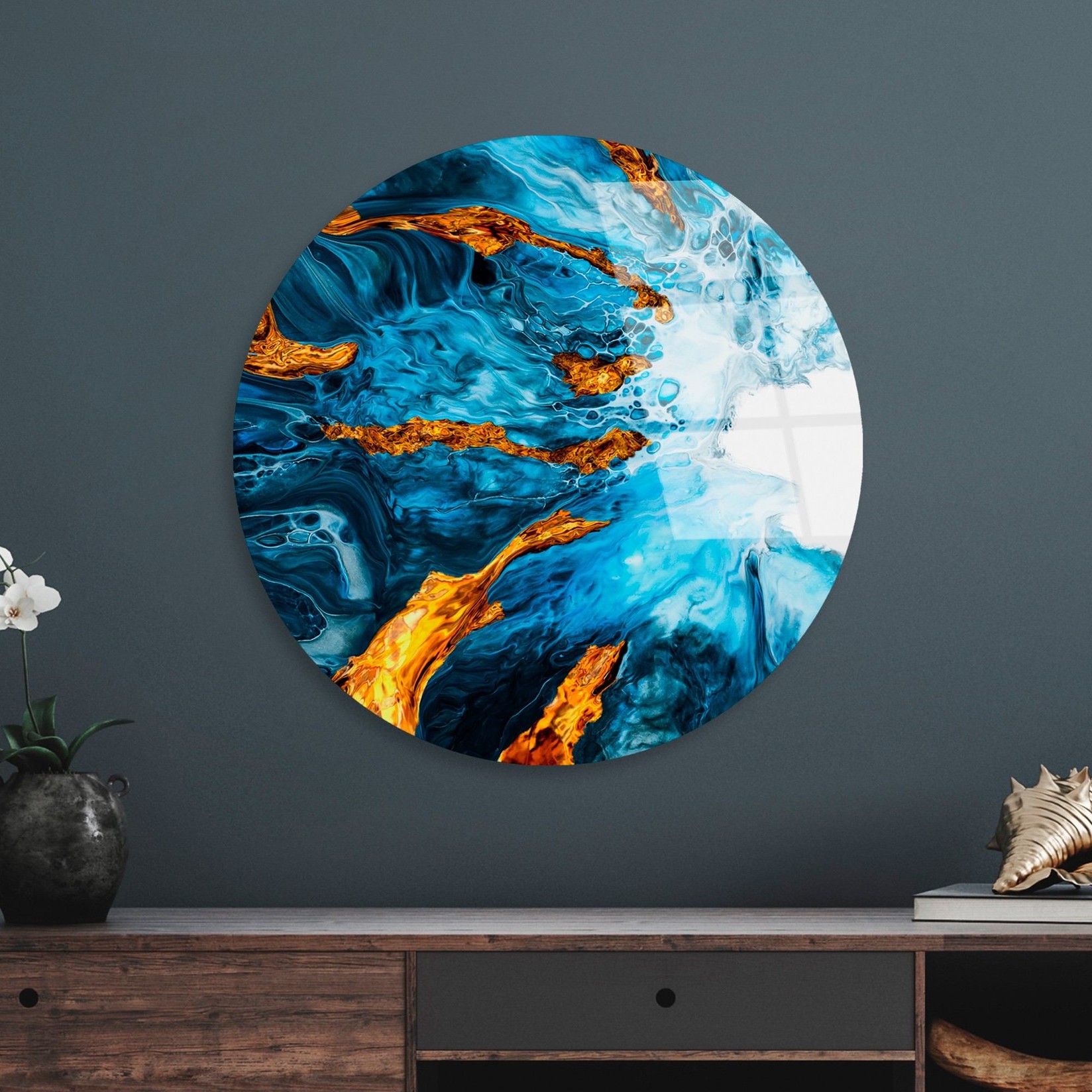 Wallity Slika od kaljenog stakla 60cm