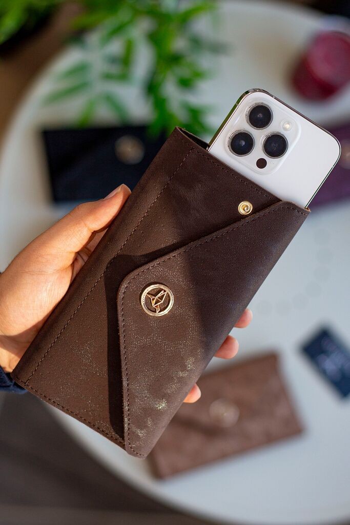 Garbalia Ženski Novčanik Koverta, Smeđa