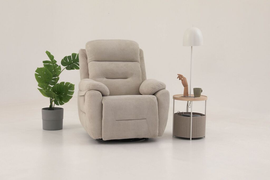 Atelier del Sofa Električna fotelja Comfort Manuel, 90 x 75 x 105 cm, Krem