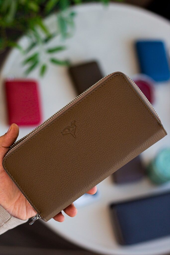 Garbalia novčanik Orleans, sivi