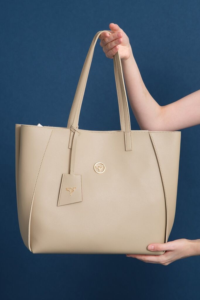 Garbalia Ženska torba Sofia, 42 x 14 x 30 cm, Bež