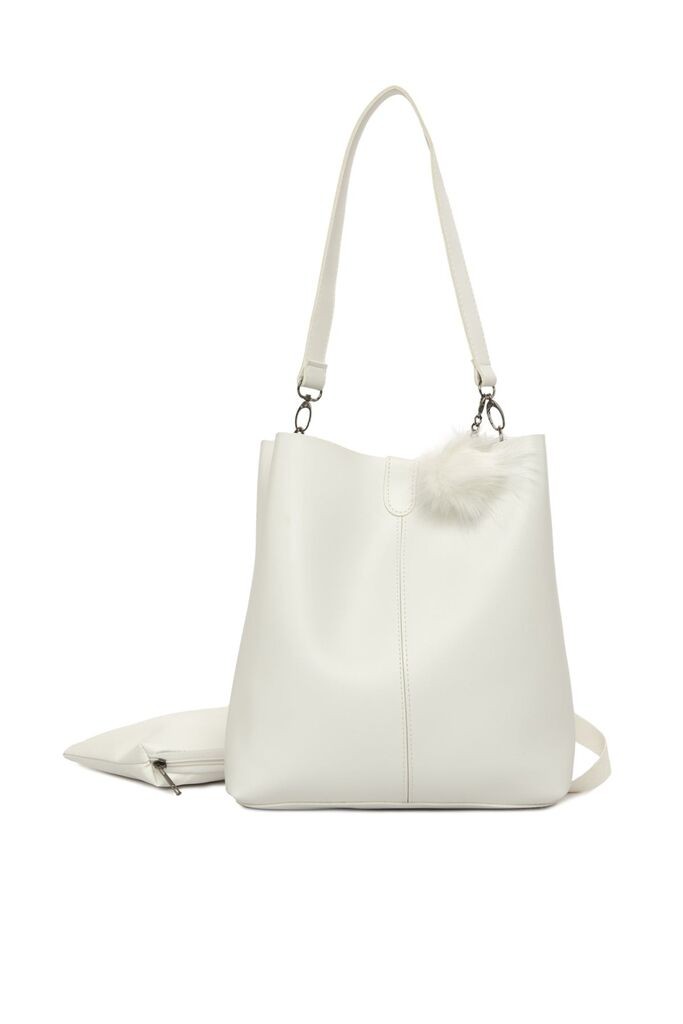 Bagmori Ženska torba 2770 - 38255, 32 x 30 x 10 cm, Bijela