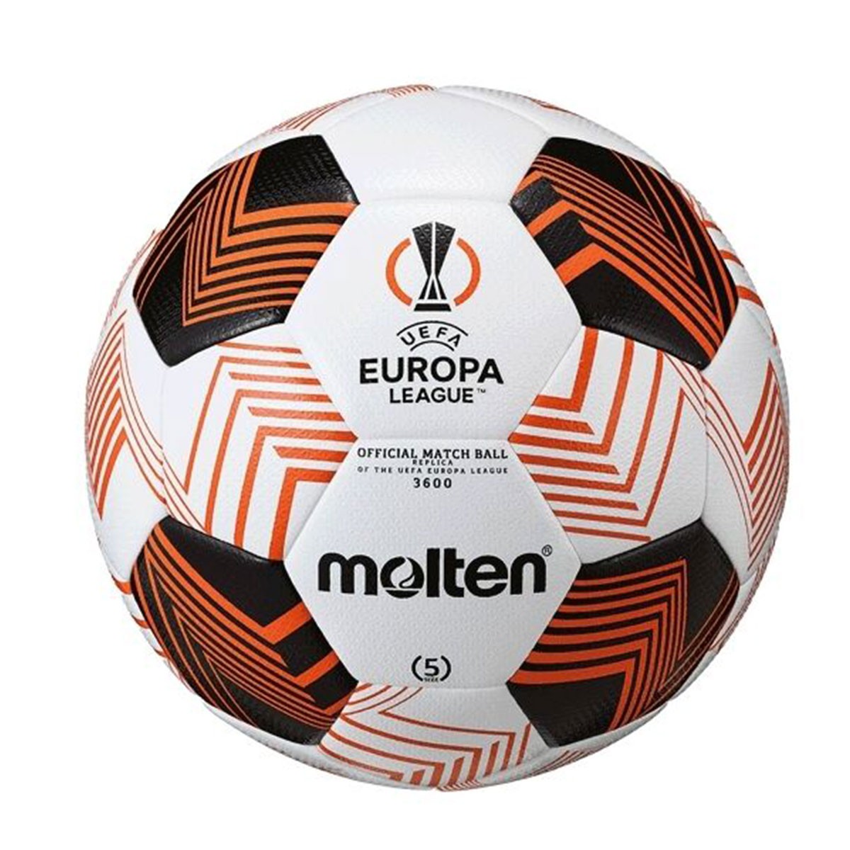 MOLTEN Nogometna lopta F5U3600-34, Bijela