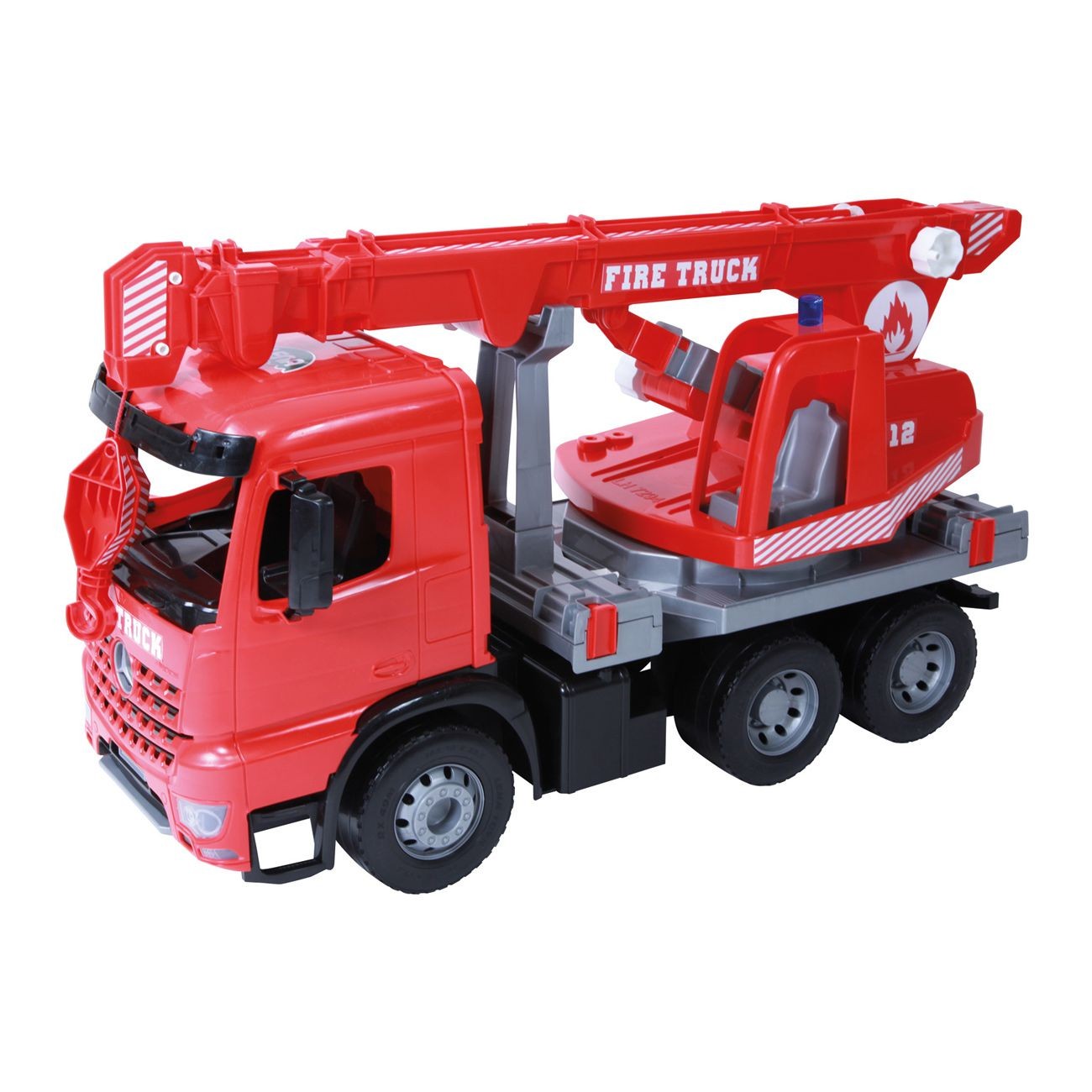 LENA Vatrogasni kamion za decu Giga Trucks, 70 cm, Crveni