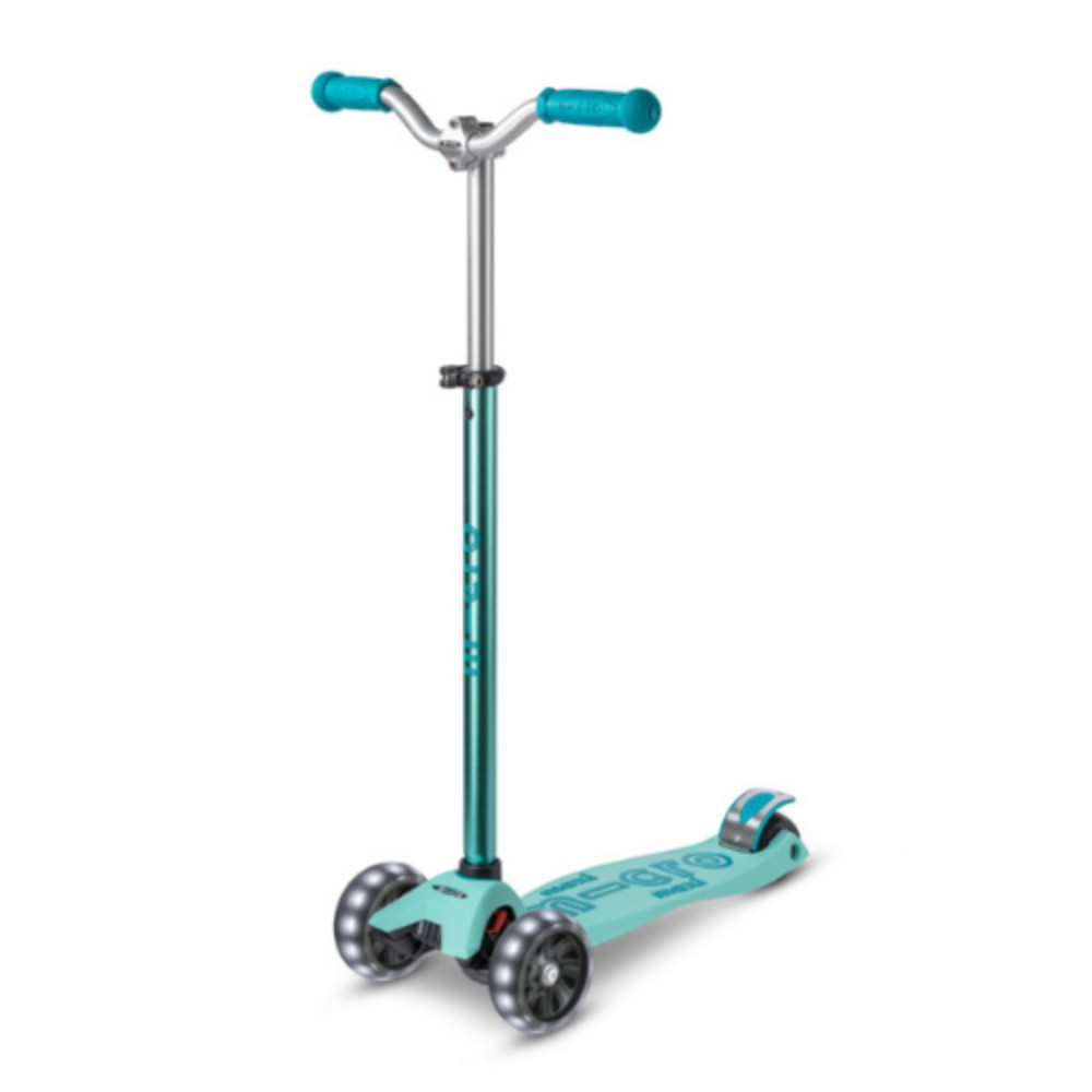 Micro Dječiji romobil Maxi Deluxe Pro LED, Plavi