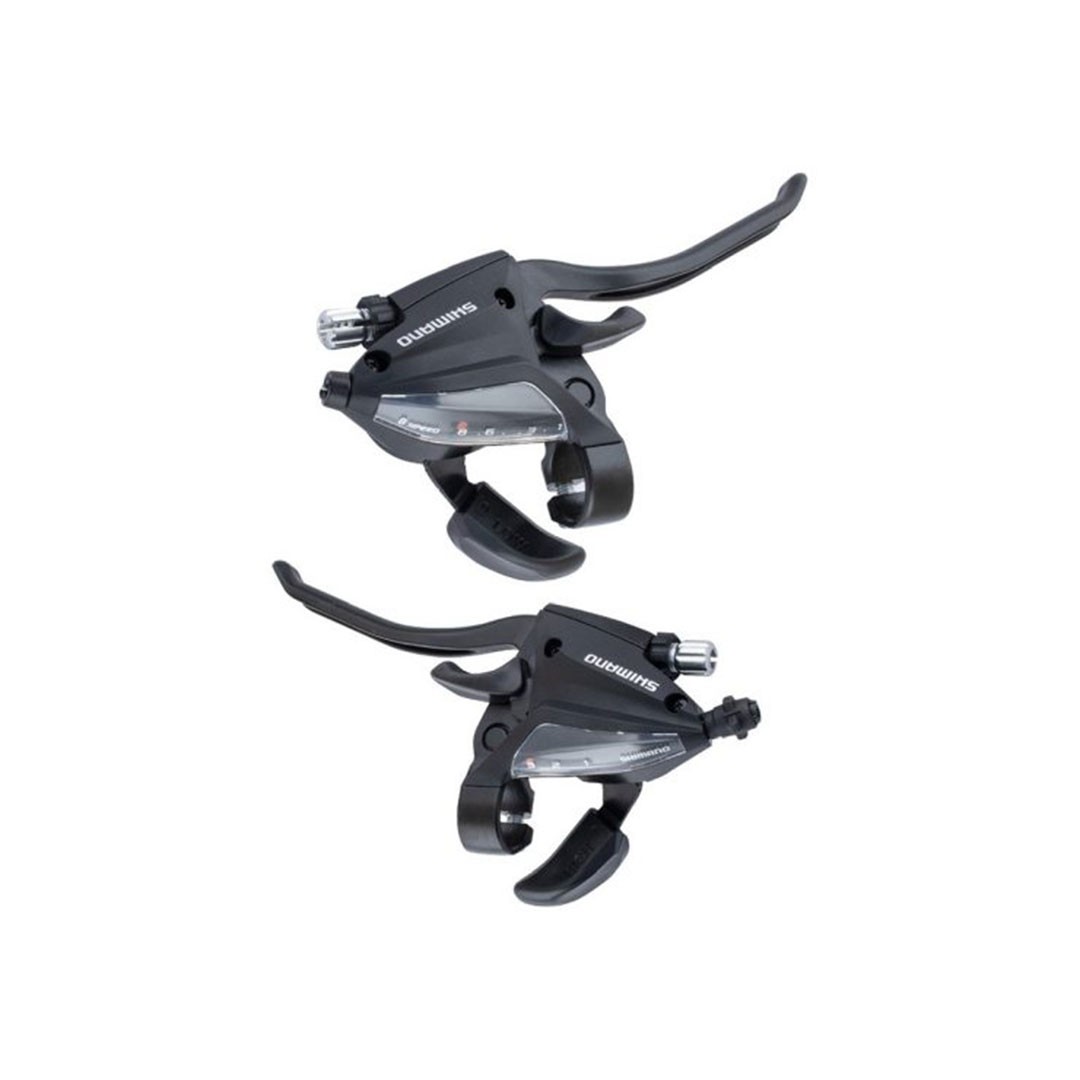 Shimano Ručice mjenjača kočnice za bicikl, 3/8 brzina estef51r8, Crne