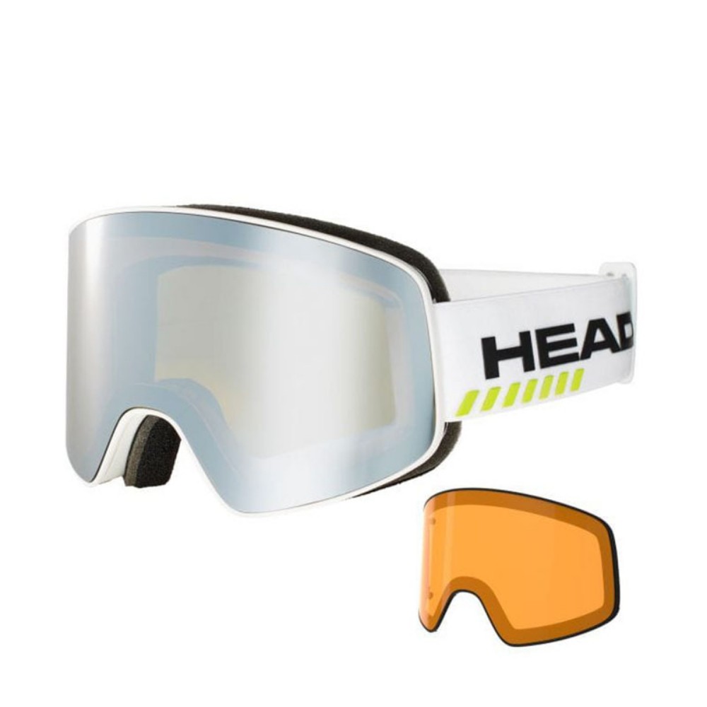 Head Ski naočale Horizon Race white + SpareLens, Bijele