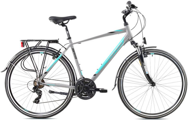 Capriolo Muški bicikl 28"/22" Roadster-Tour, Sivo-Tirkizni