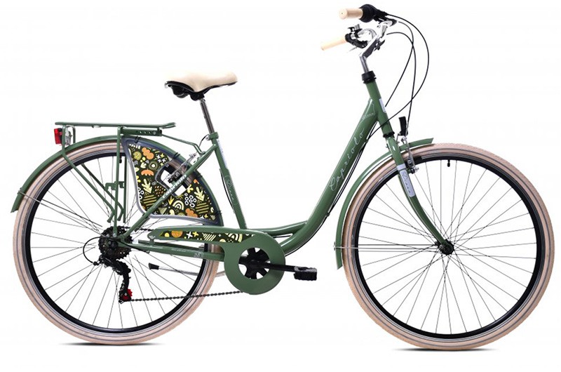 Capriolo Ženski bicikl 28"/18" Diana City, Maslina-Krem