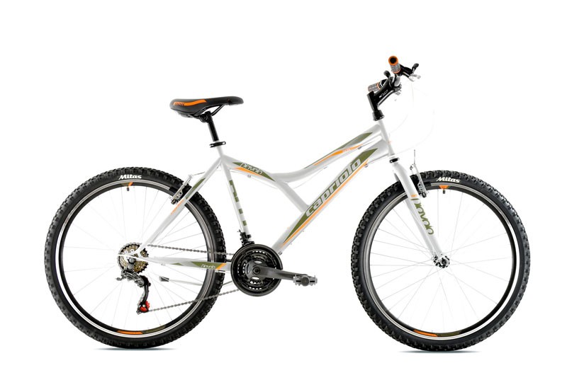 Capriolo Muški bicikl 26"/19" Diavolo 600, Bijelo-Narandžasti