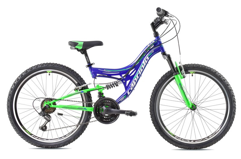Capriolo Bicikl za dječake 24" CTX 240, Tamnoplavo-Svijetlozeleni