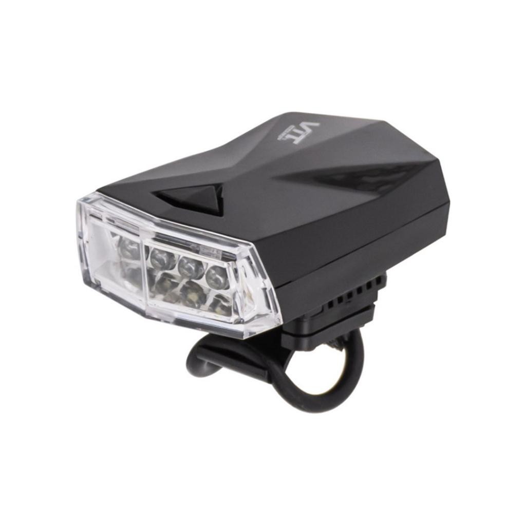 Vit Comp Prednje svjetlo za biciklo sa 4 led diode, Crno
