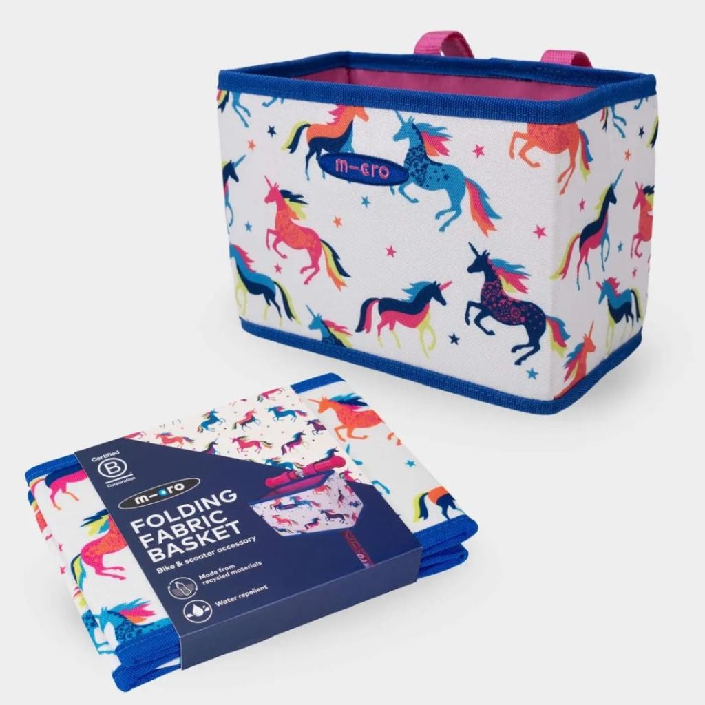 Micro Korpa za romobil Foldable Unicorn, Šarena