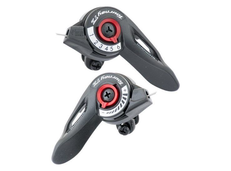 Shimano Ručice mjenjača Toruney asltz20lr6a, 3/6 brzina, Crne